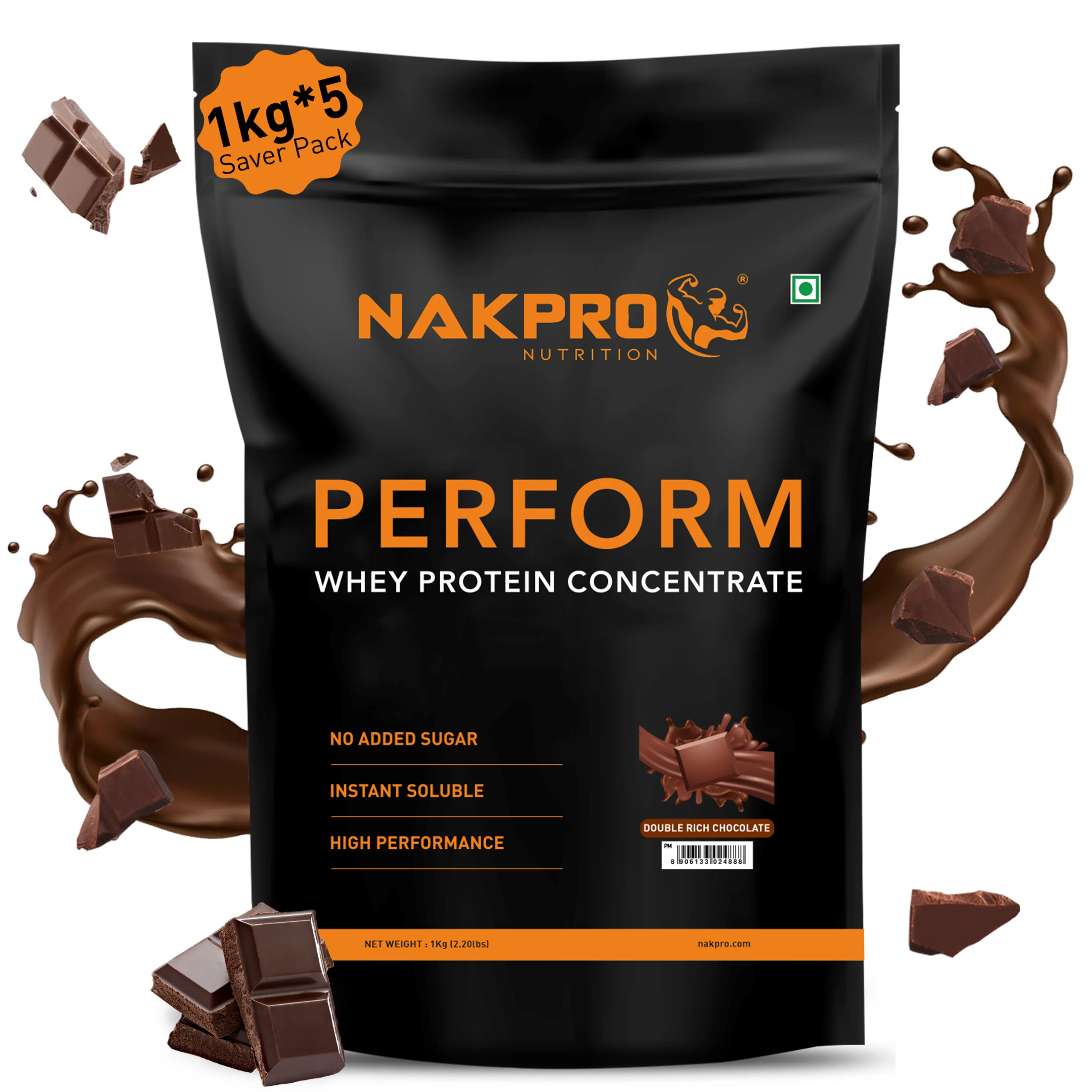 Nakpro Perform Mass Gainer | Protein Mass Gainer | 76g Carbs - Image 52