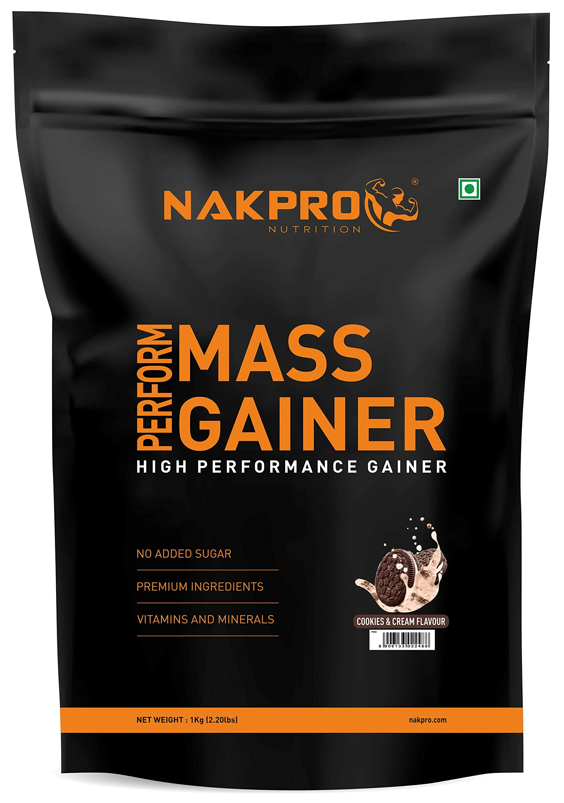 Nakpro Perform Mass Gainer | Protein Mass Gainer | 76g Carbs - Image 7