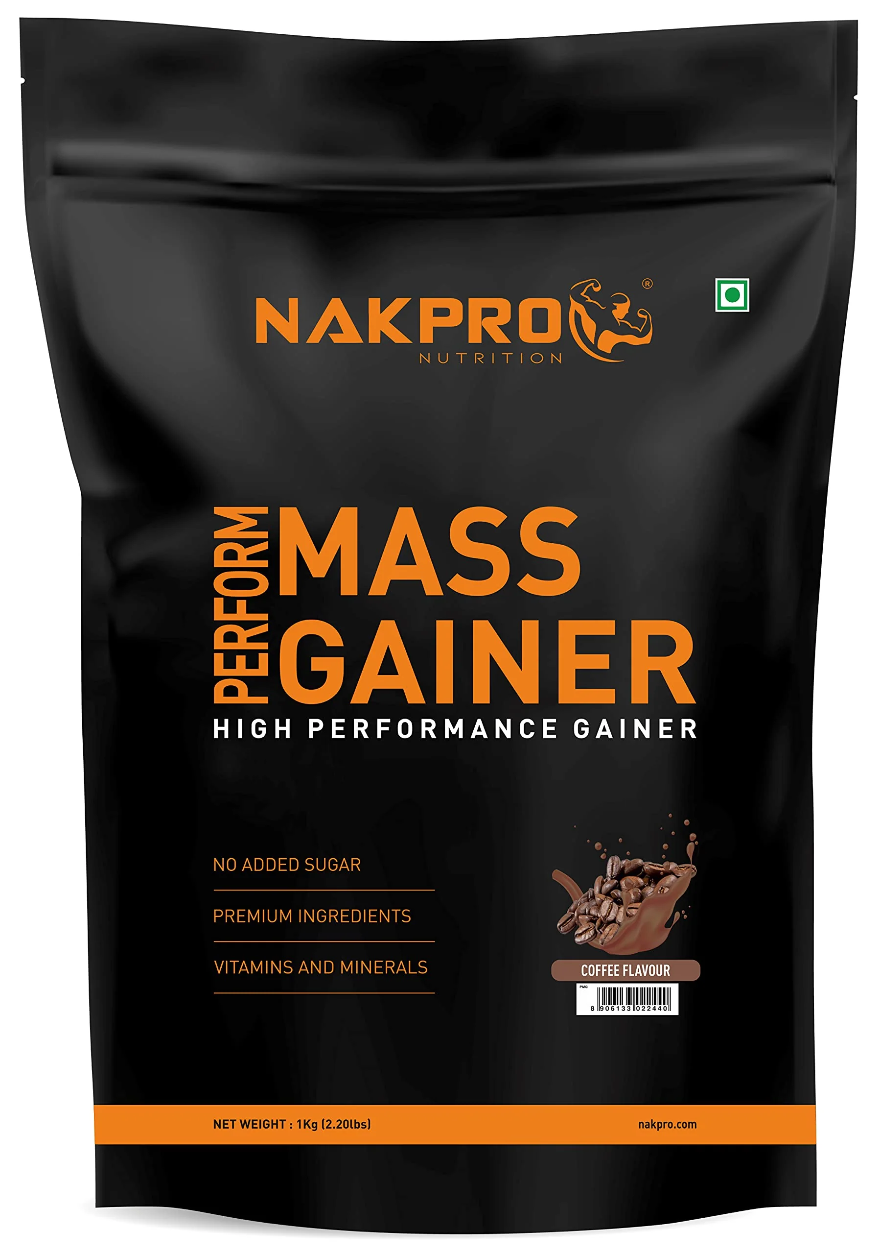 Nakpro Perform Mass Gainer | Protein Mass Gainer | 76g Carbs - Image 9