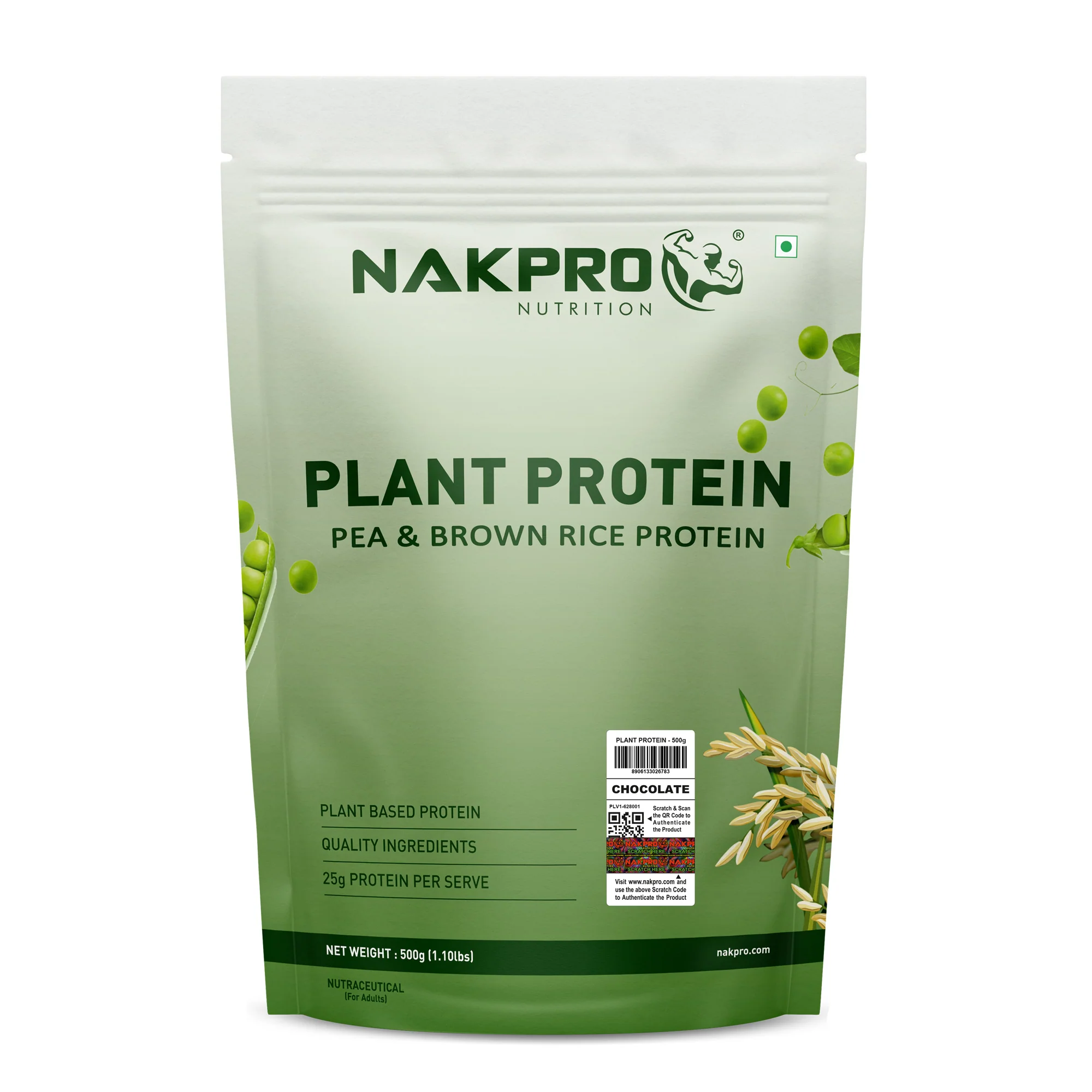 Nakpro Plant Protein Powder | 70g Protein | Pea & Brown Rice Protein Blend | Trustified Certified - Image 18