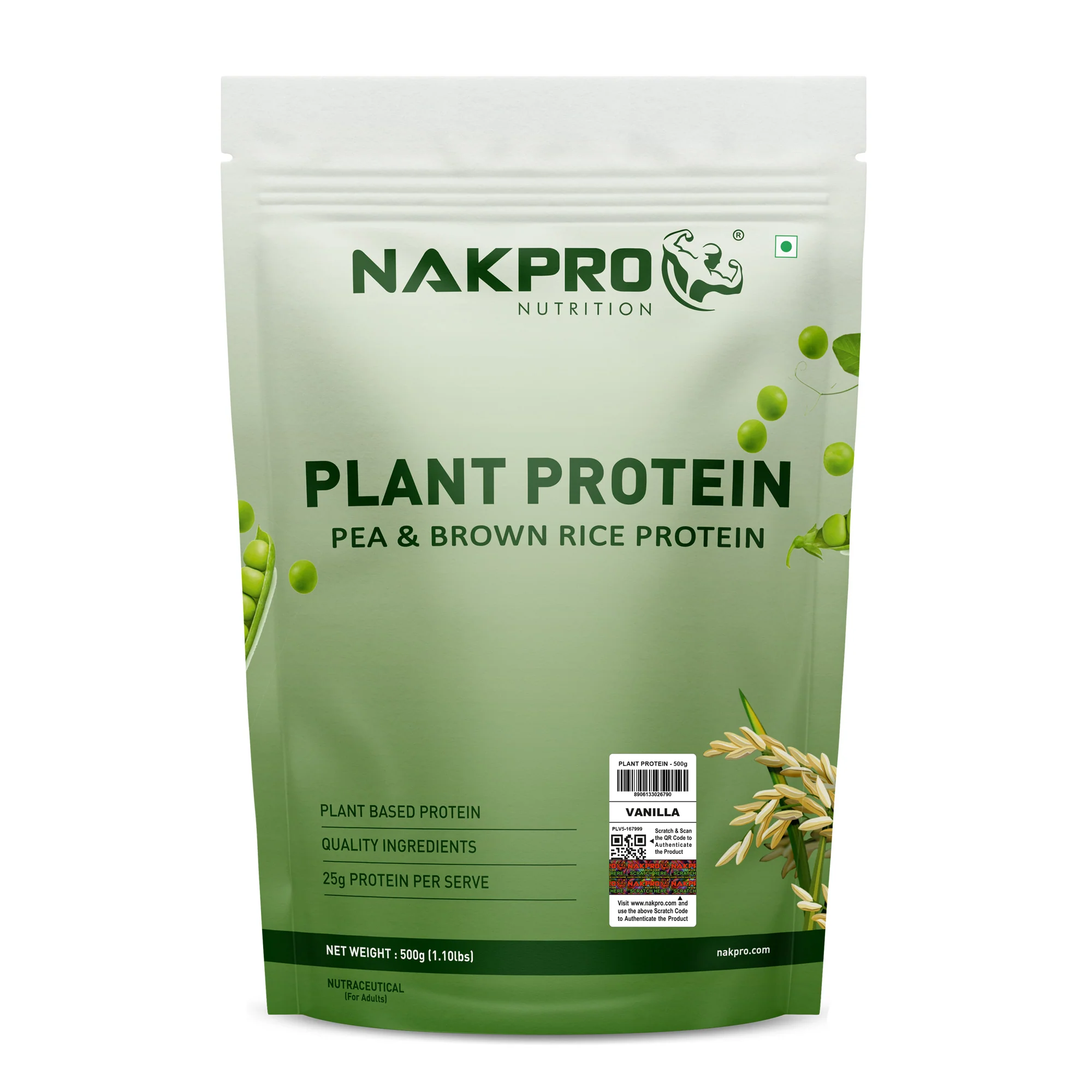 Nakpro Plant Protein Powder | 70g Protein | Pea & Brown Rice Protein Blend | Trustified Certified - Image 20