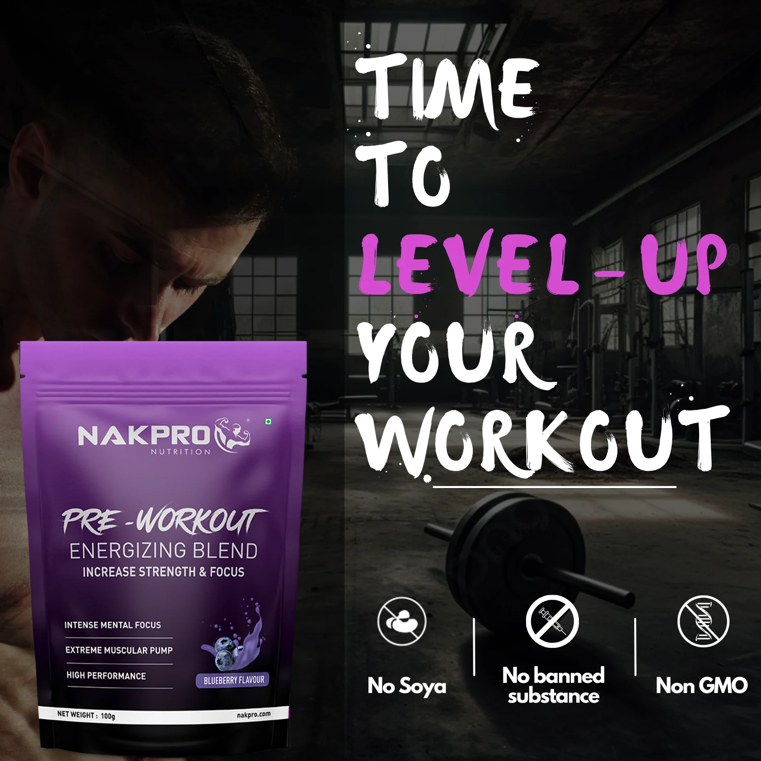 Nakpro Pre-Workout Supplement | Supports Energy, Focus & Performance - Image 12
