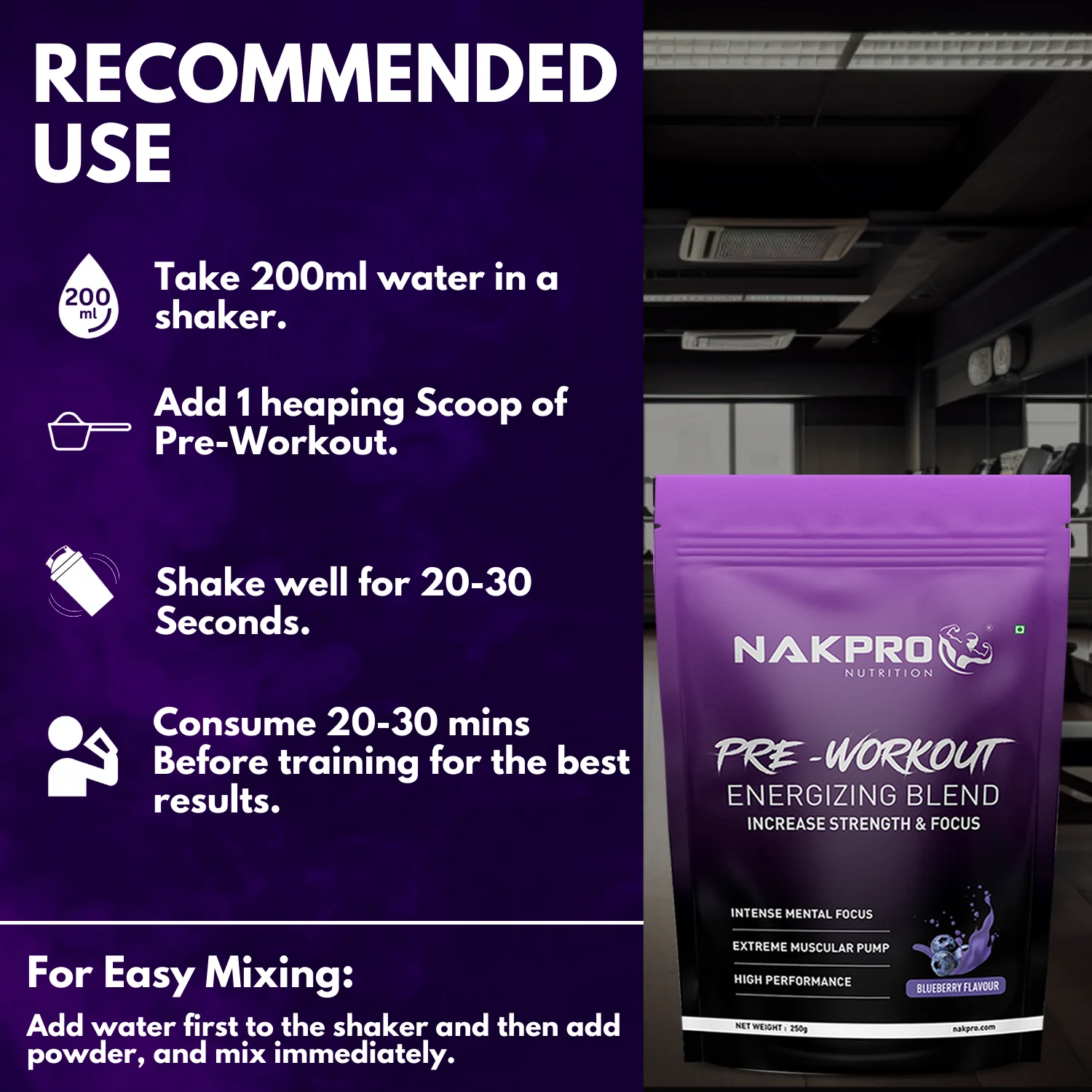 Nakpro Pre-Workout Supplement | Supports Energy, Focus & Performance - Image 14