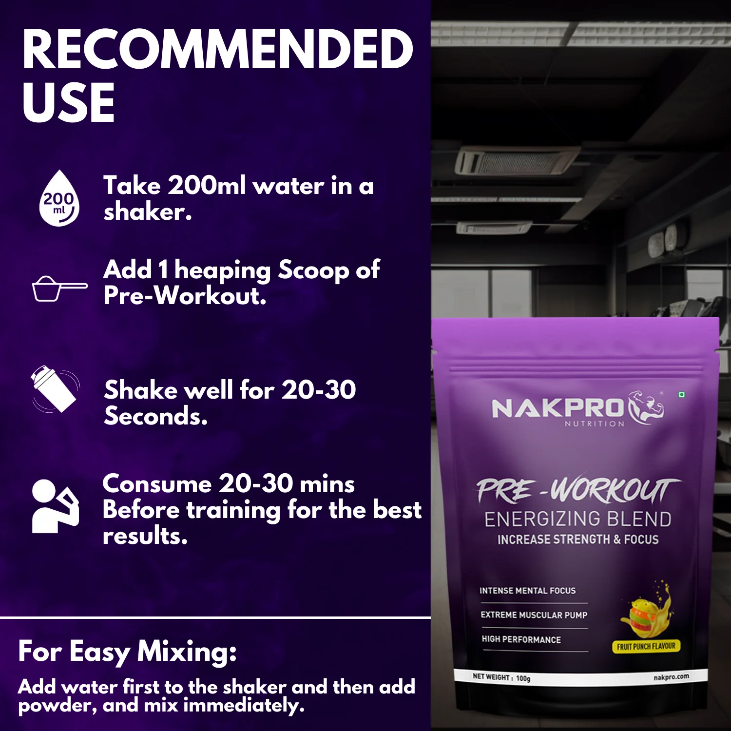Nakpro Pre-Workout Supplement | Supports Energy, Focus & Performance - Image 18