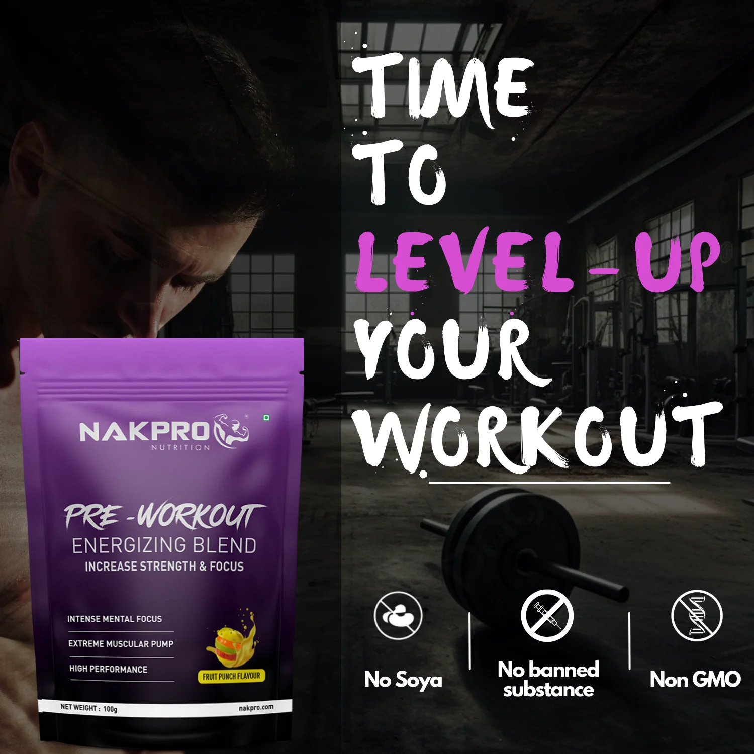 Nakpro Pre-Workout Supplement | Supports Energy, Focus & Performance - Image 21