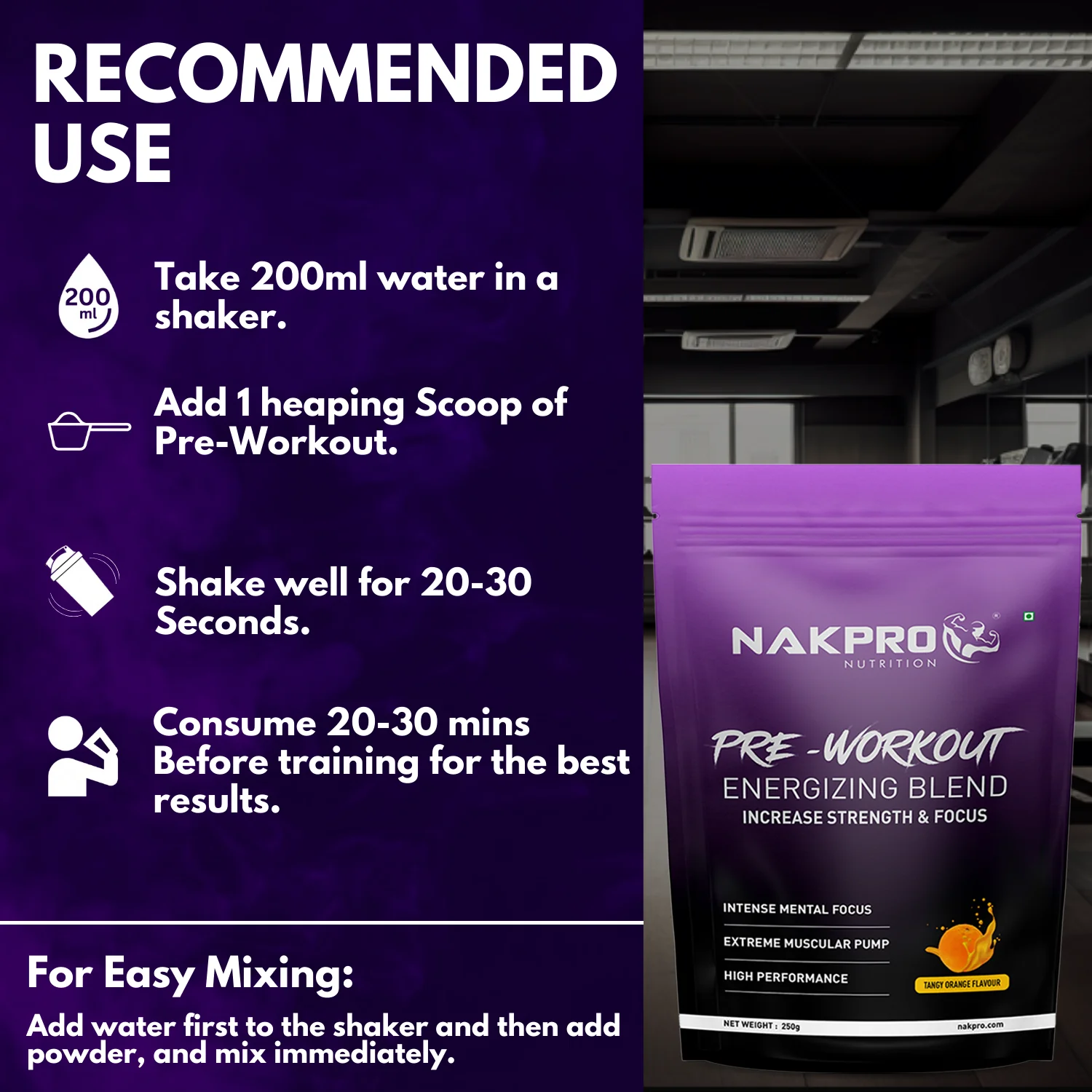 Nakpro Pre-Workout Supplement | Supports Energy, Focus & Performance - Image 38