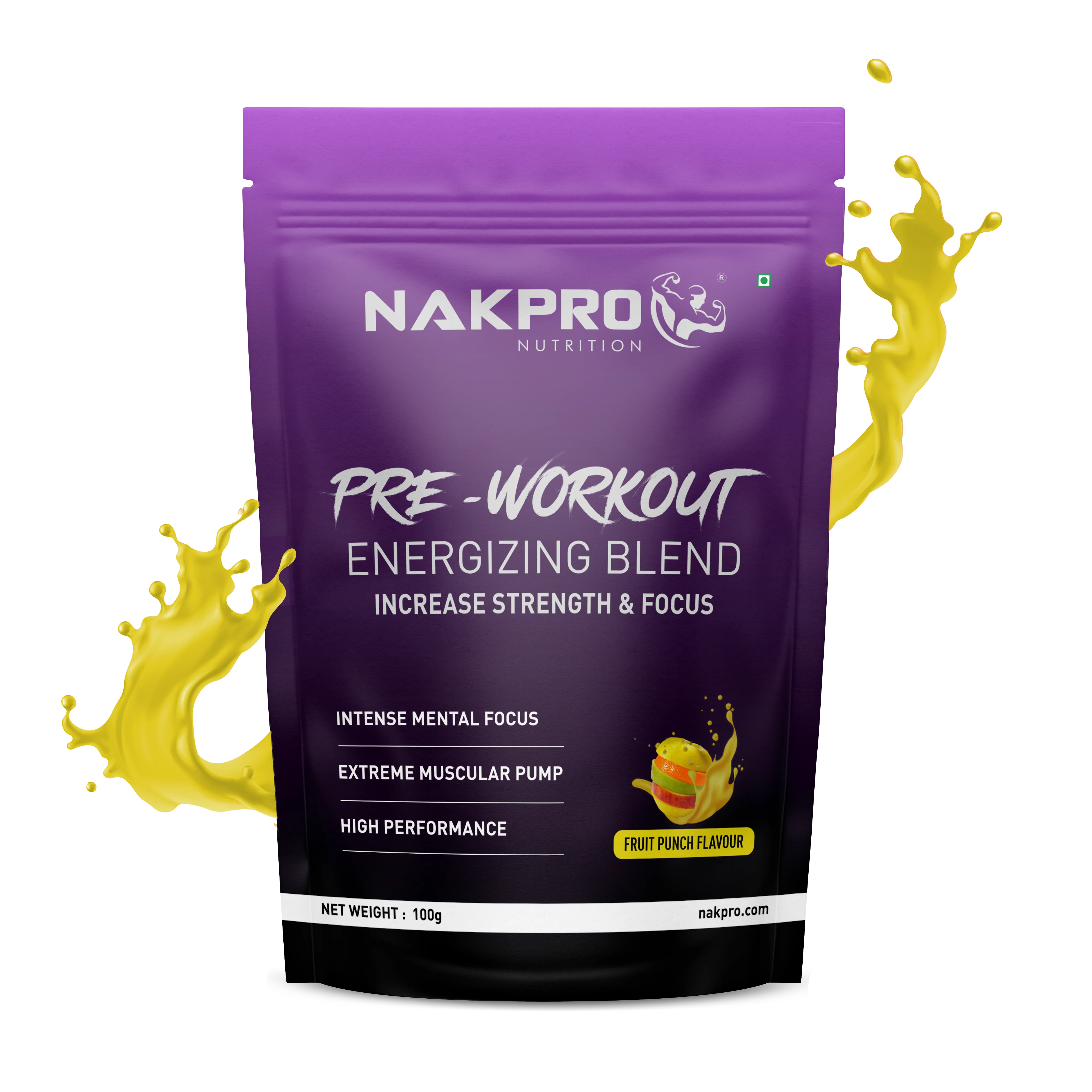Nakpro Pre-Workout Supplement | Supports Energy, Focus & Performance - Image 4