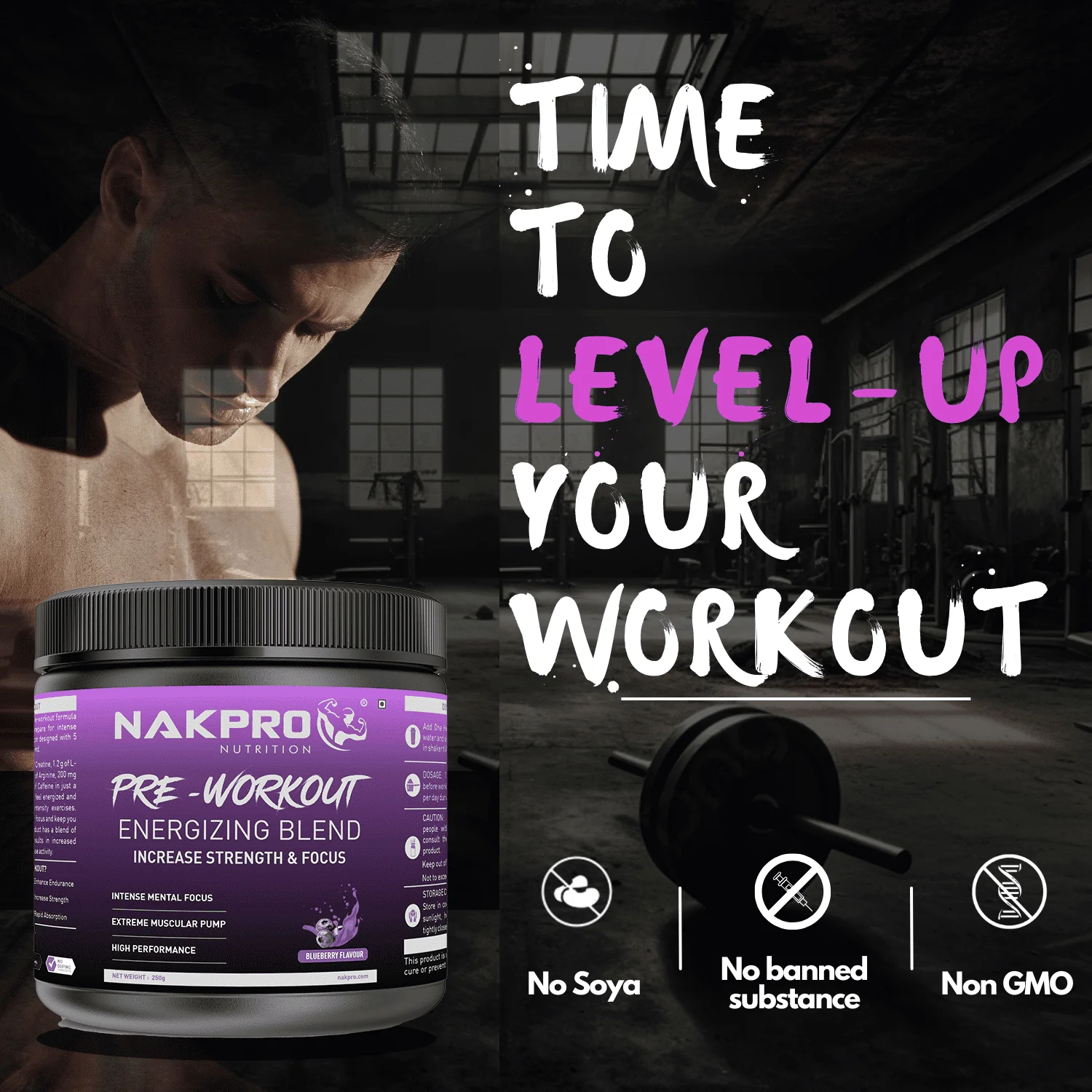 Nakpro Pre-Workout Supplement | Supports Energy, Focus & Performance - Image 43
