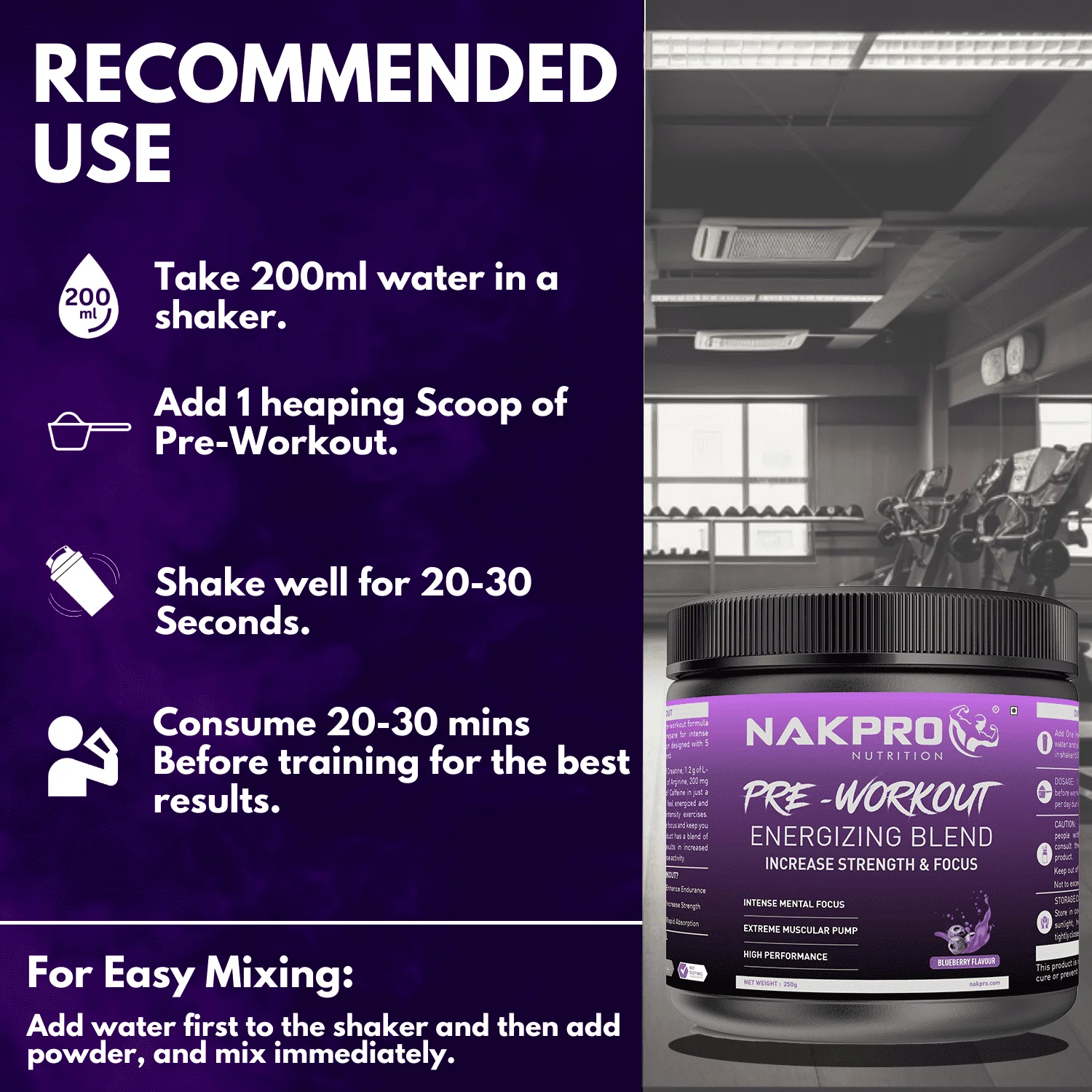Nakpro Pre-Workout Supplement | Supports Energy, Focus & Performance - Image 45
