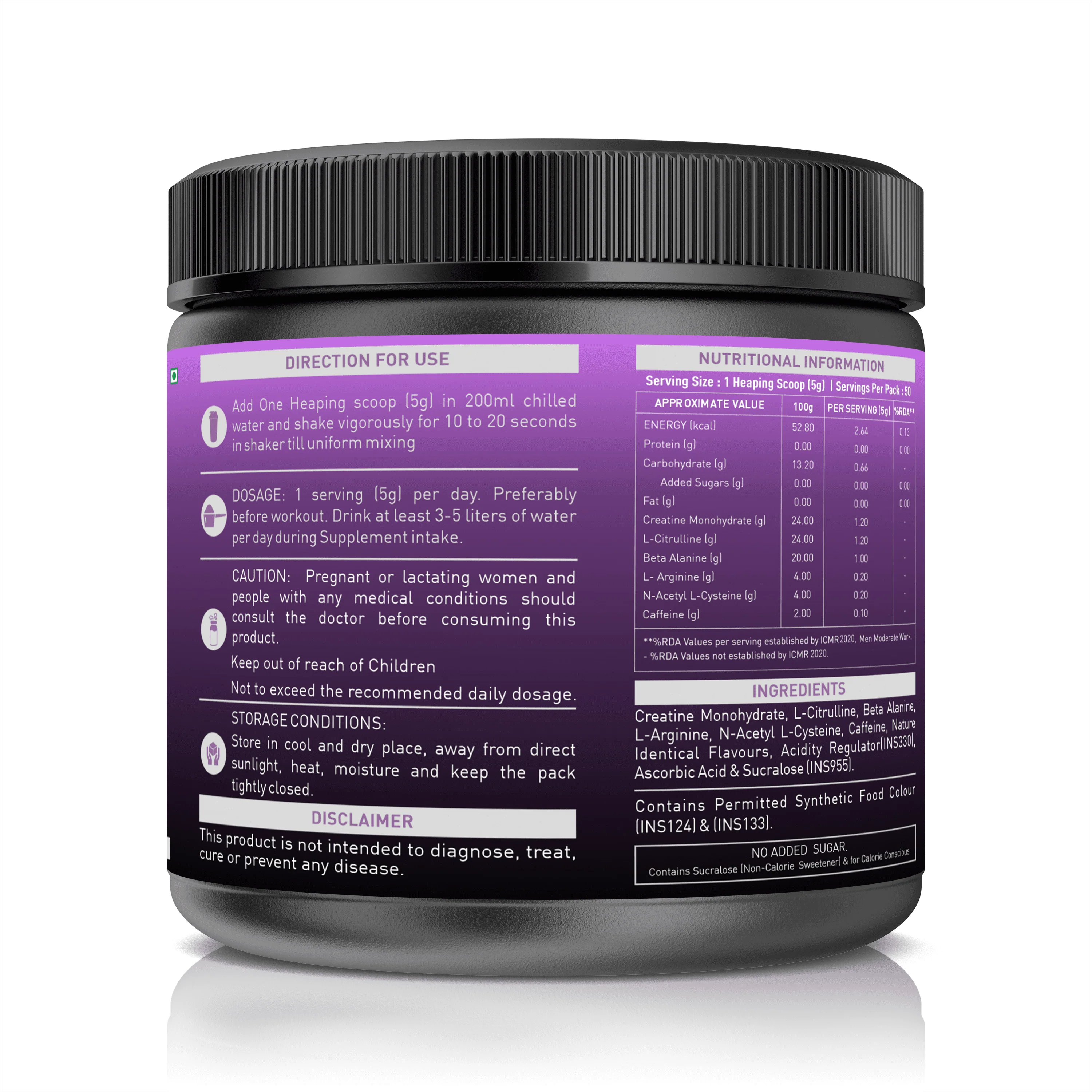 Nakpro Pre-Workout Supplement | Supports Energy, Focus & Performance - Image 47