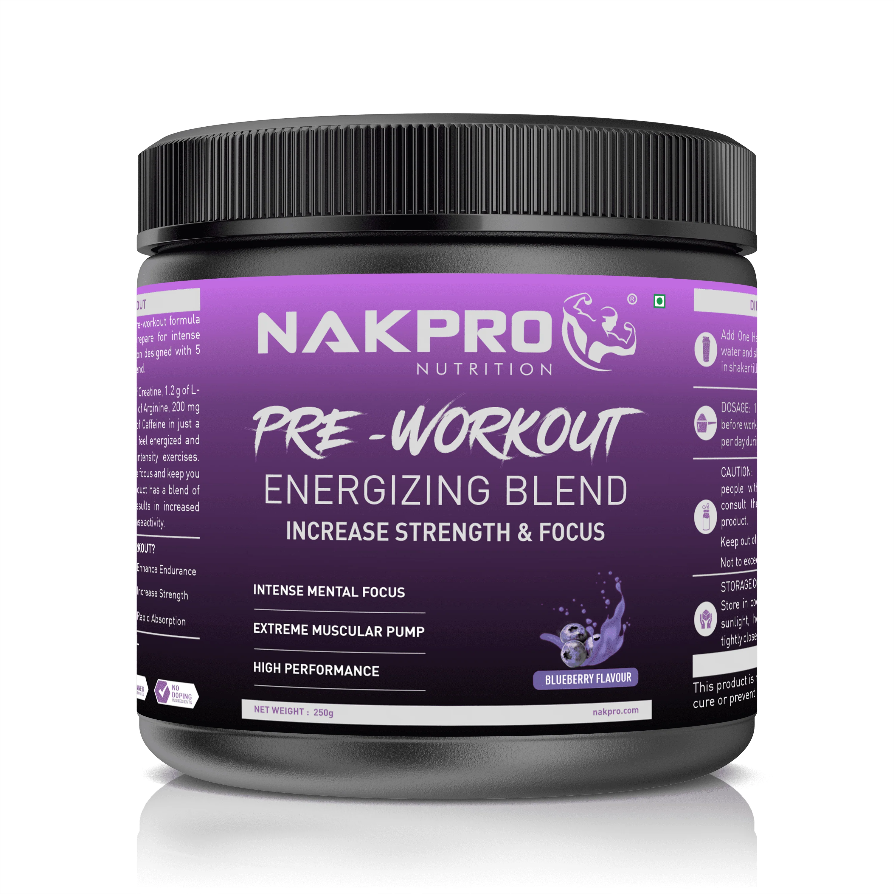Nakpro Pre-Workout Supplement | Supports Energy, Focus & Performance - Image 48