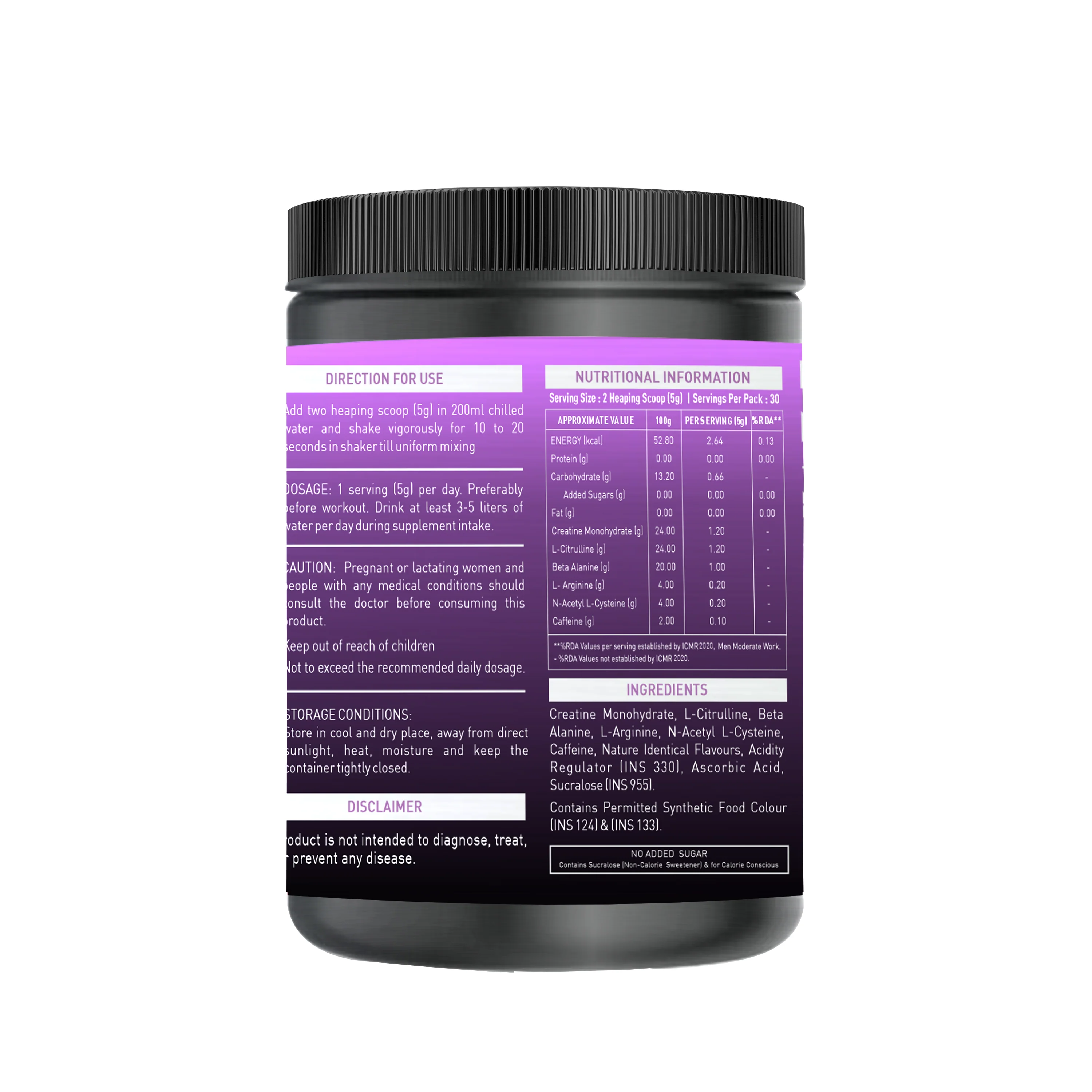 Nakpro Pre-Workout Supplement | Supports Energy, Focus & Performance - Image 54