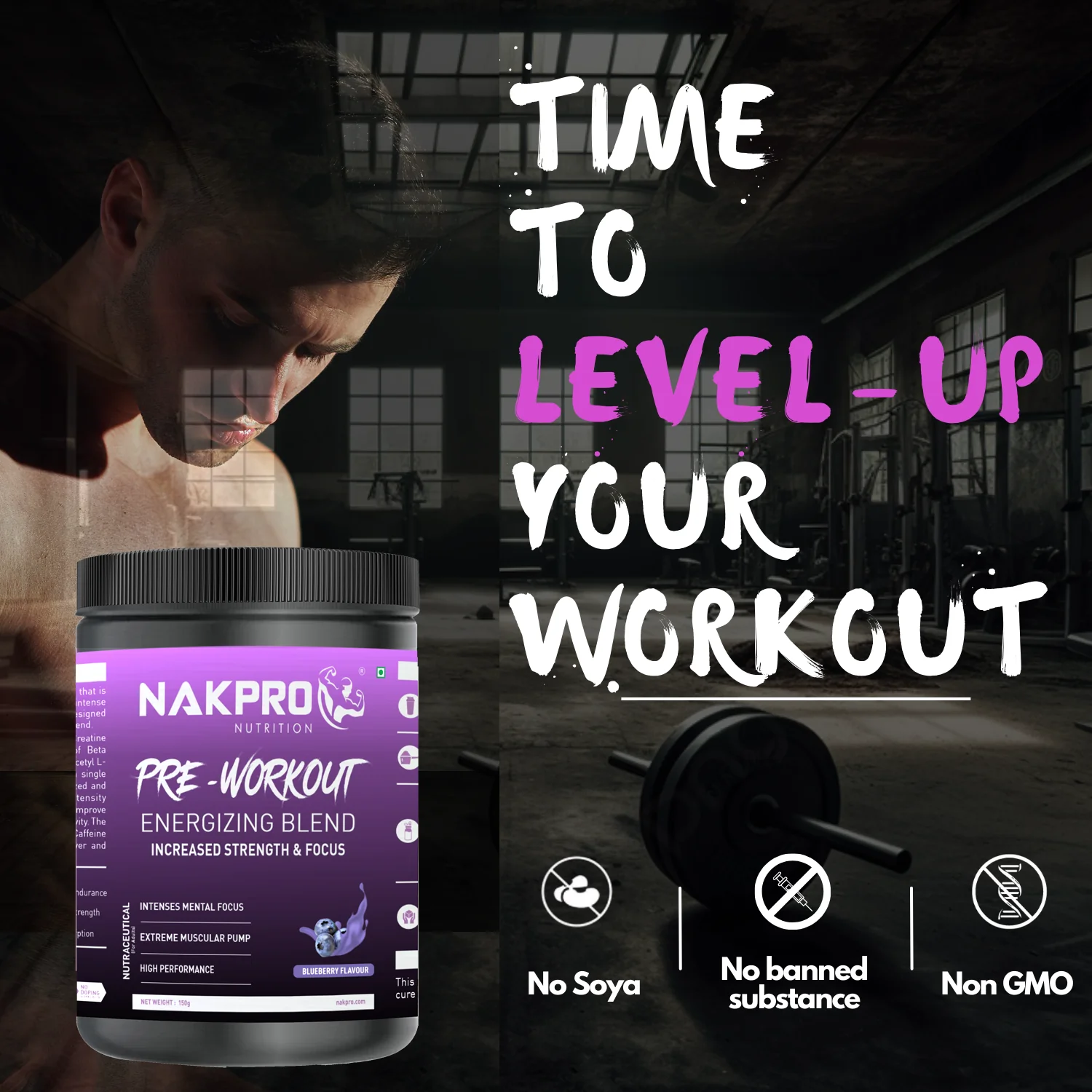 Nakpro Pre-Workout Supplement | Supports Energy, Focus & Performance - Image 55
