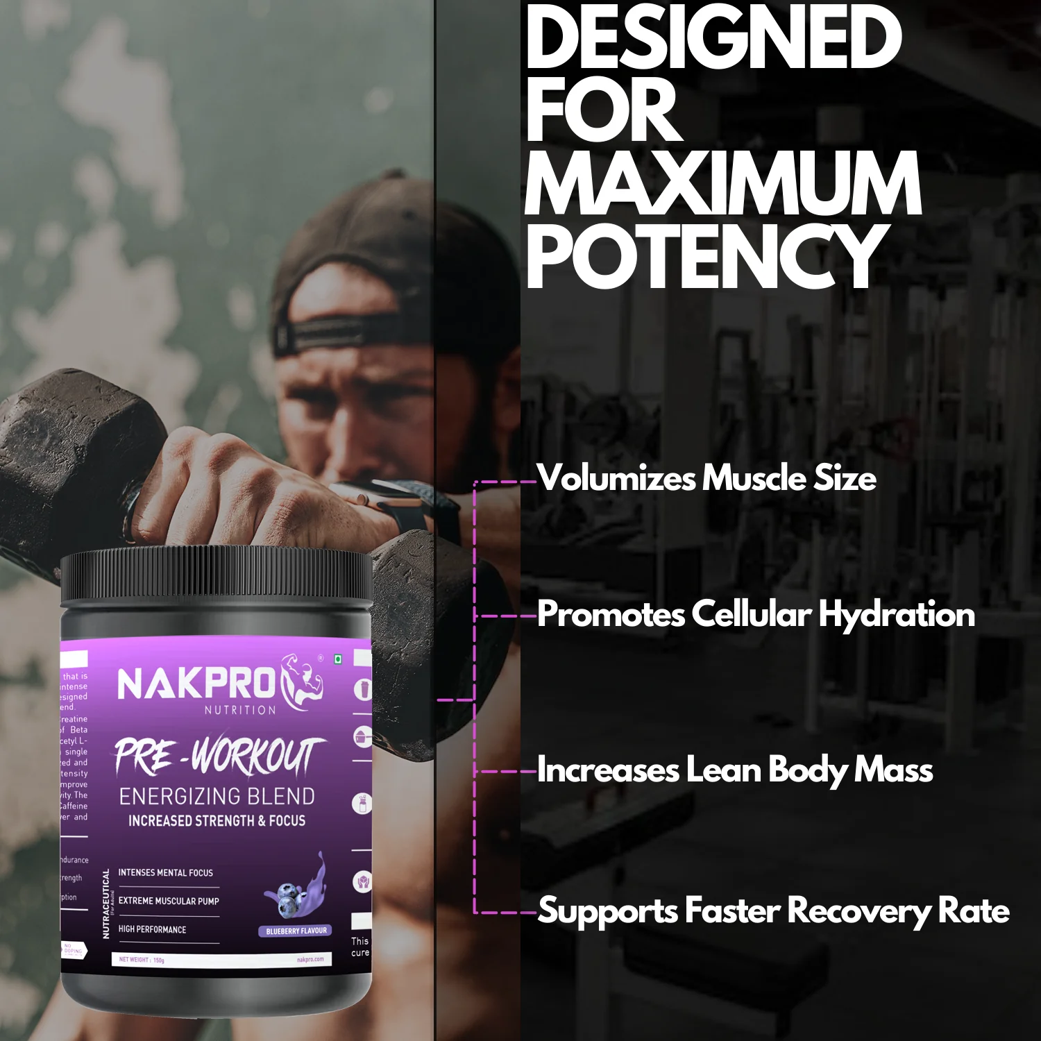 Nakpro Pre-Workout Supplement | Supports Energy, Focus & Performance - Image 56