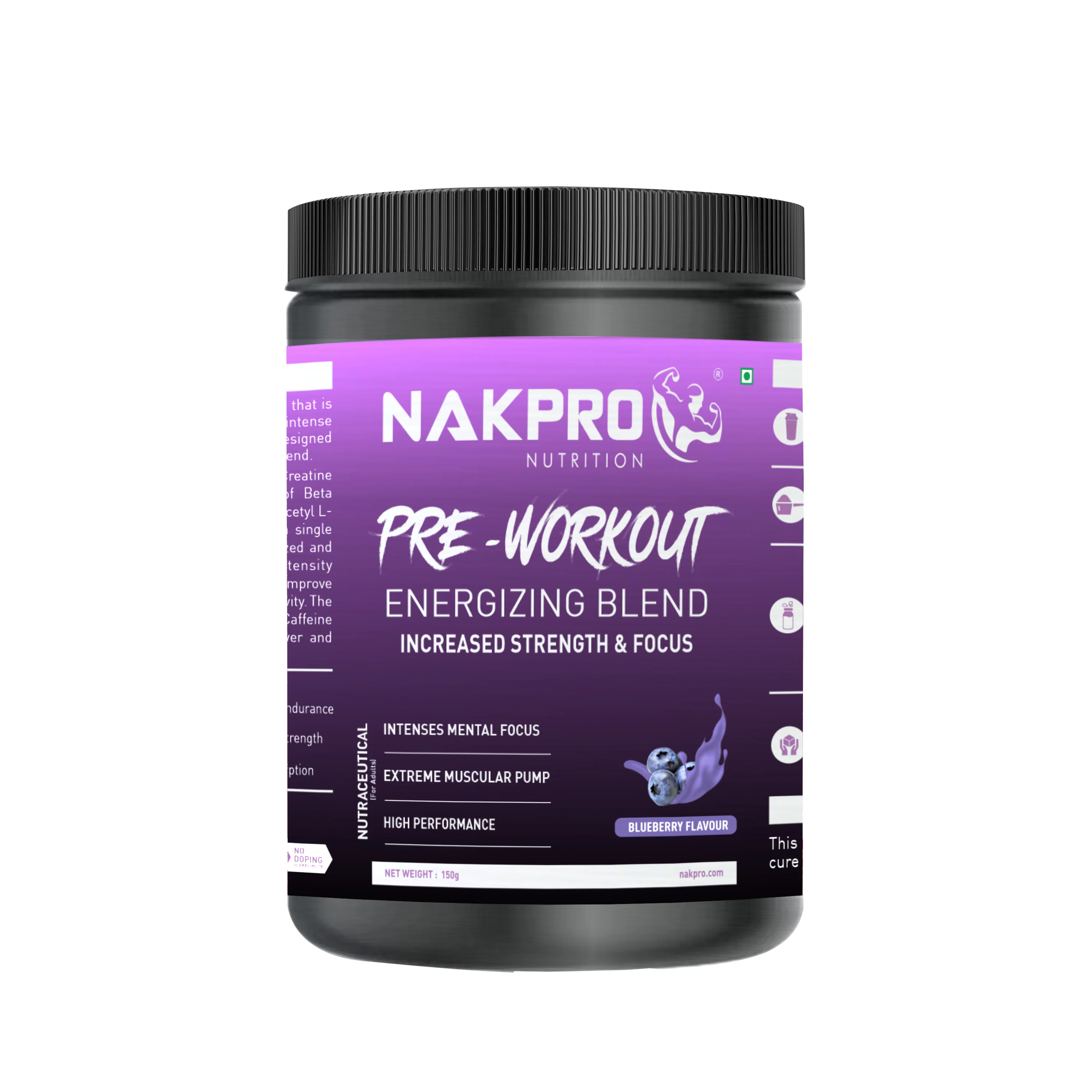 Nakpro Pre-Workout Supplement | Supports Energy, Focus & Performance - Image 57