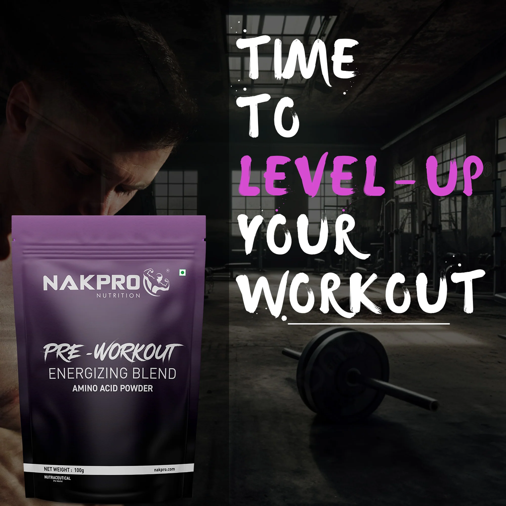 Nakpro Pre-Workout Supplement | Supports Energy, Focus & Performance - Image 71