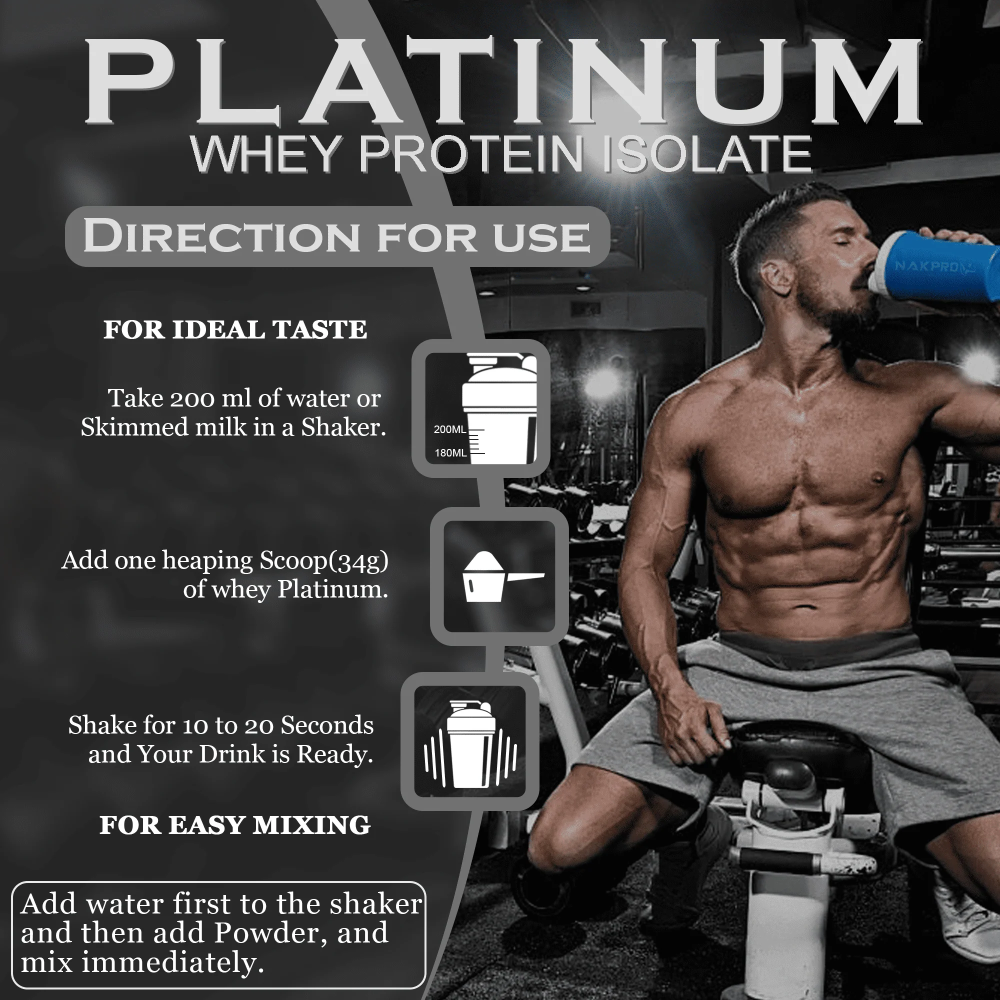 Nakpro Platinum Whey Protein Isolate | 82g Protein | Trustified Certified - Image 171