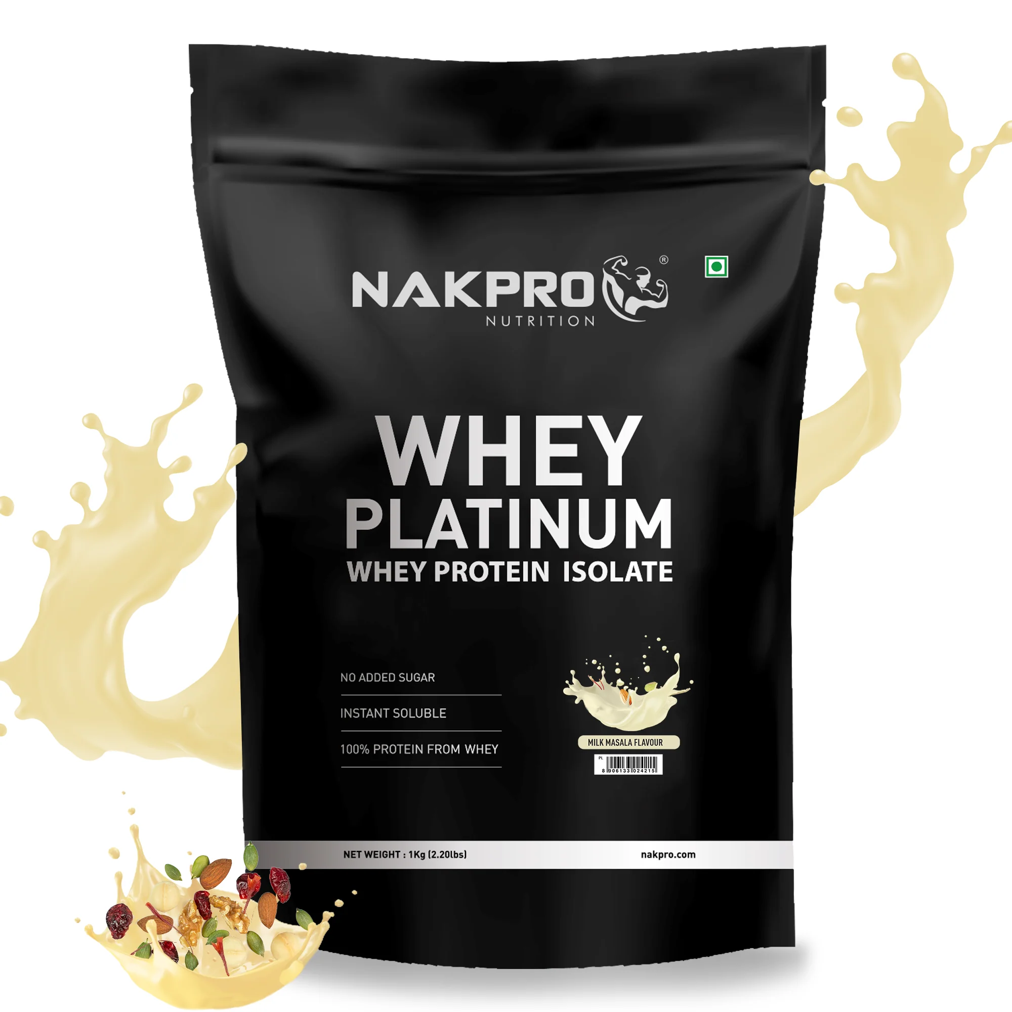 Nakpro Platinum Whey Protein Isolate | 82g Protein | Trustified Certified - Image 32