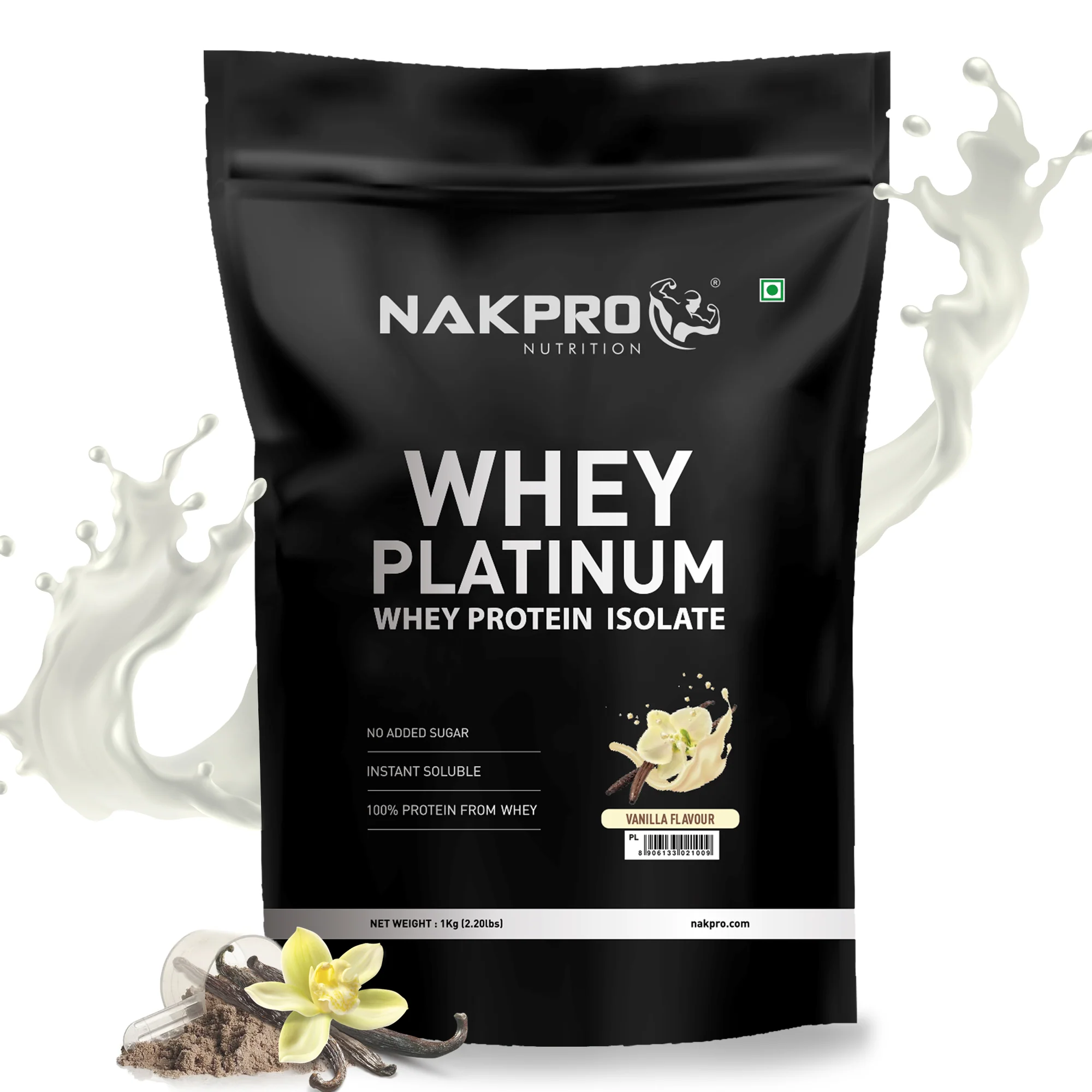 Nakpro Platinum Whey Protein Isolate | 82g Protein | Trustified Certified - Image 34