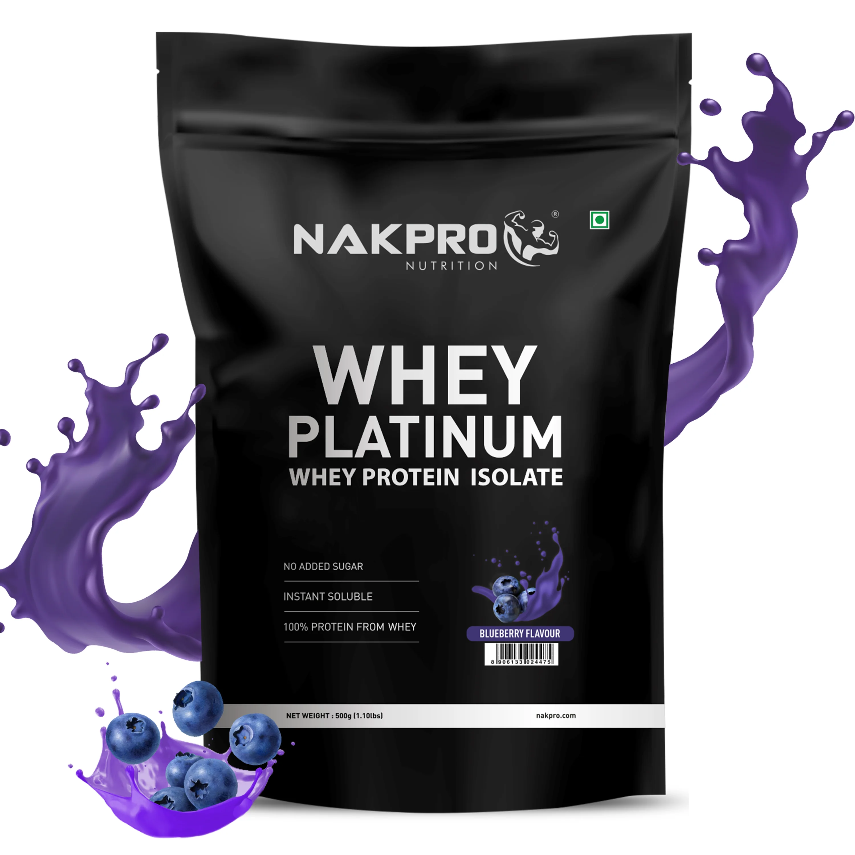 Nakpro Platinum Whey Protein Isolate | 82g Protein | Trustified Certified - Image 41