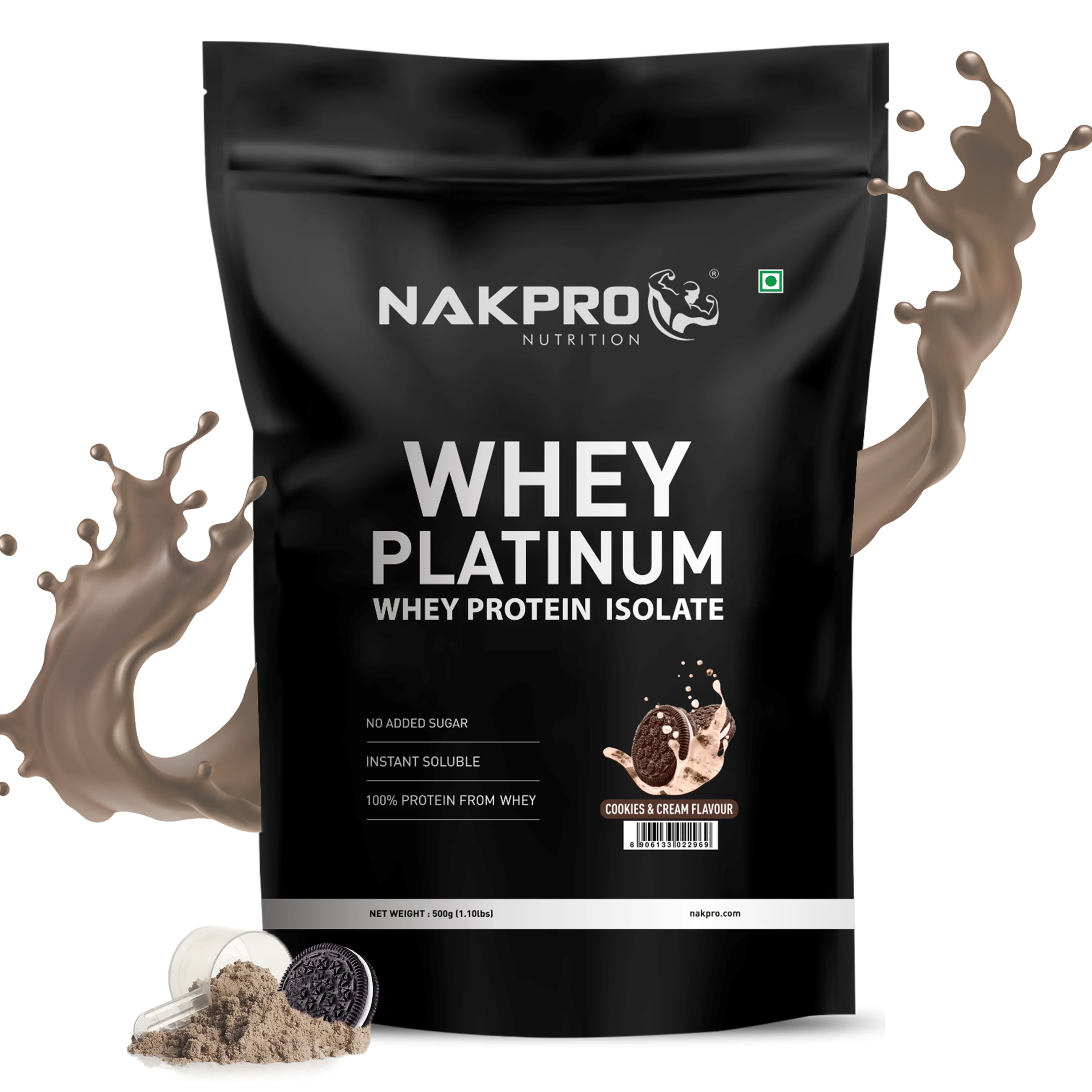 Nakpro Platinum Whey Protein Isolate | 82g Protein | Trustified Certified - Image 43