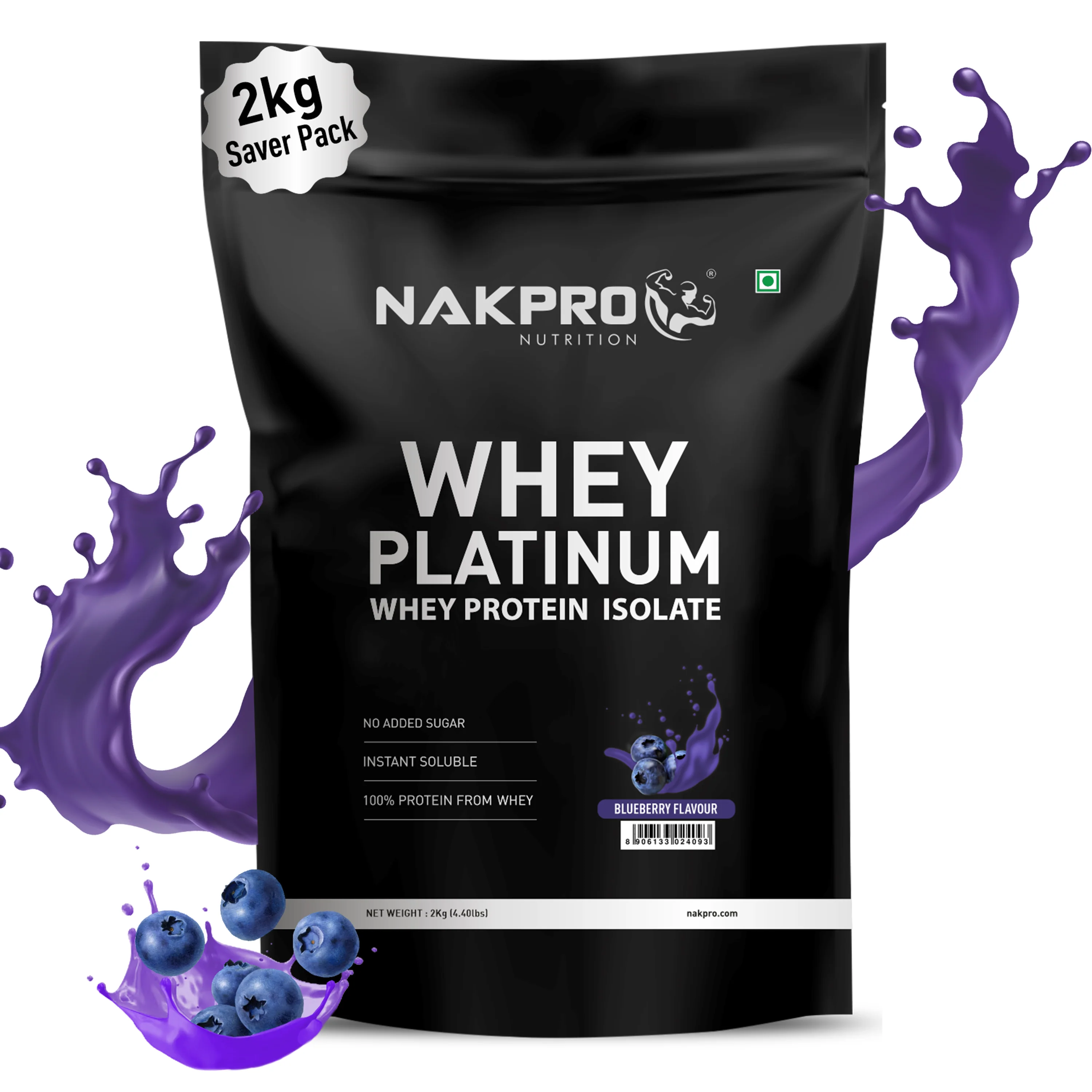 Nakpro Platinum Whey Protein Isolate | 82g Protein | Trustified Certified - Image 7