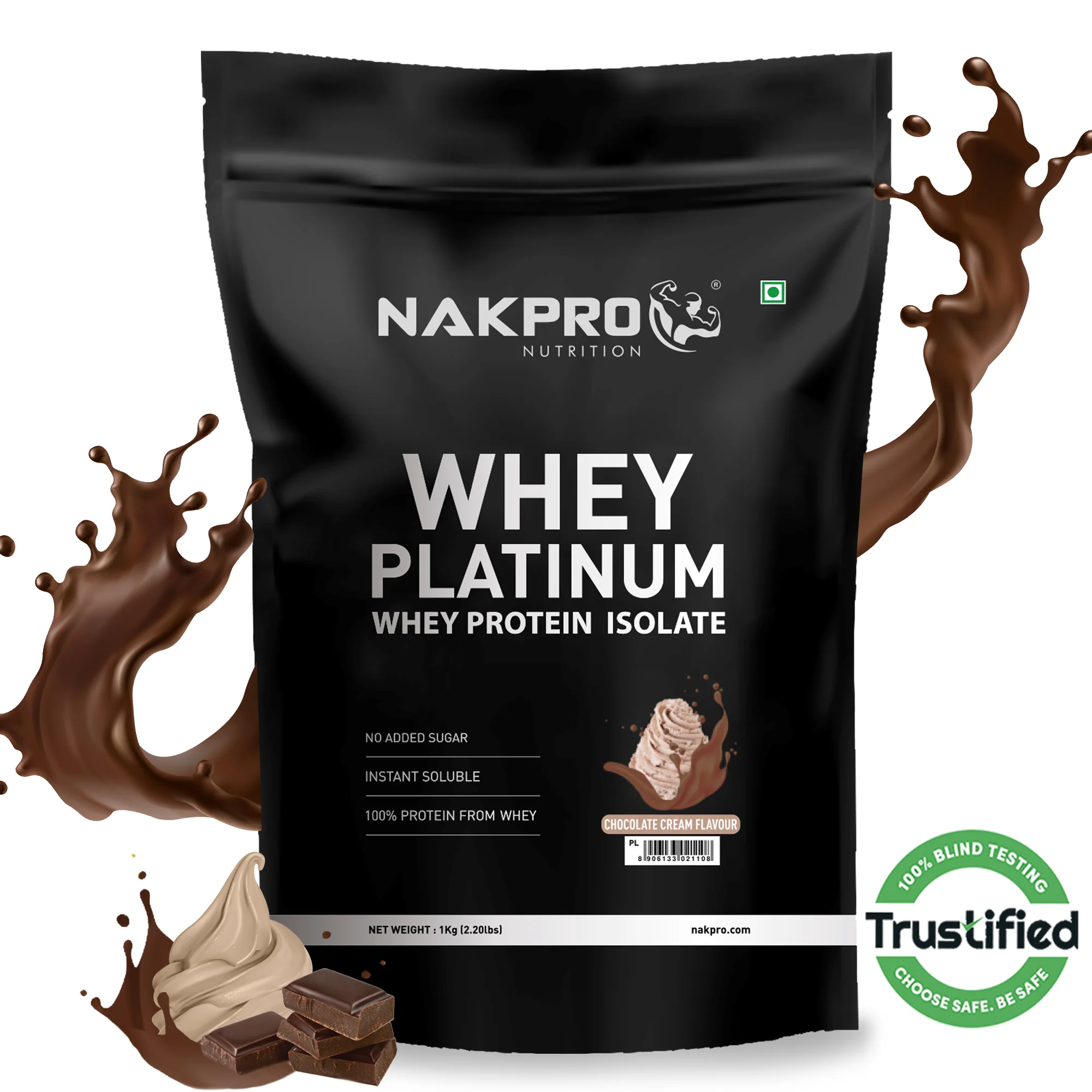 Nakpro Platinum Whey Protein Isolate | 82g Protein | Trustified Certified - Image 77