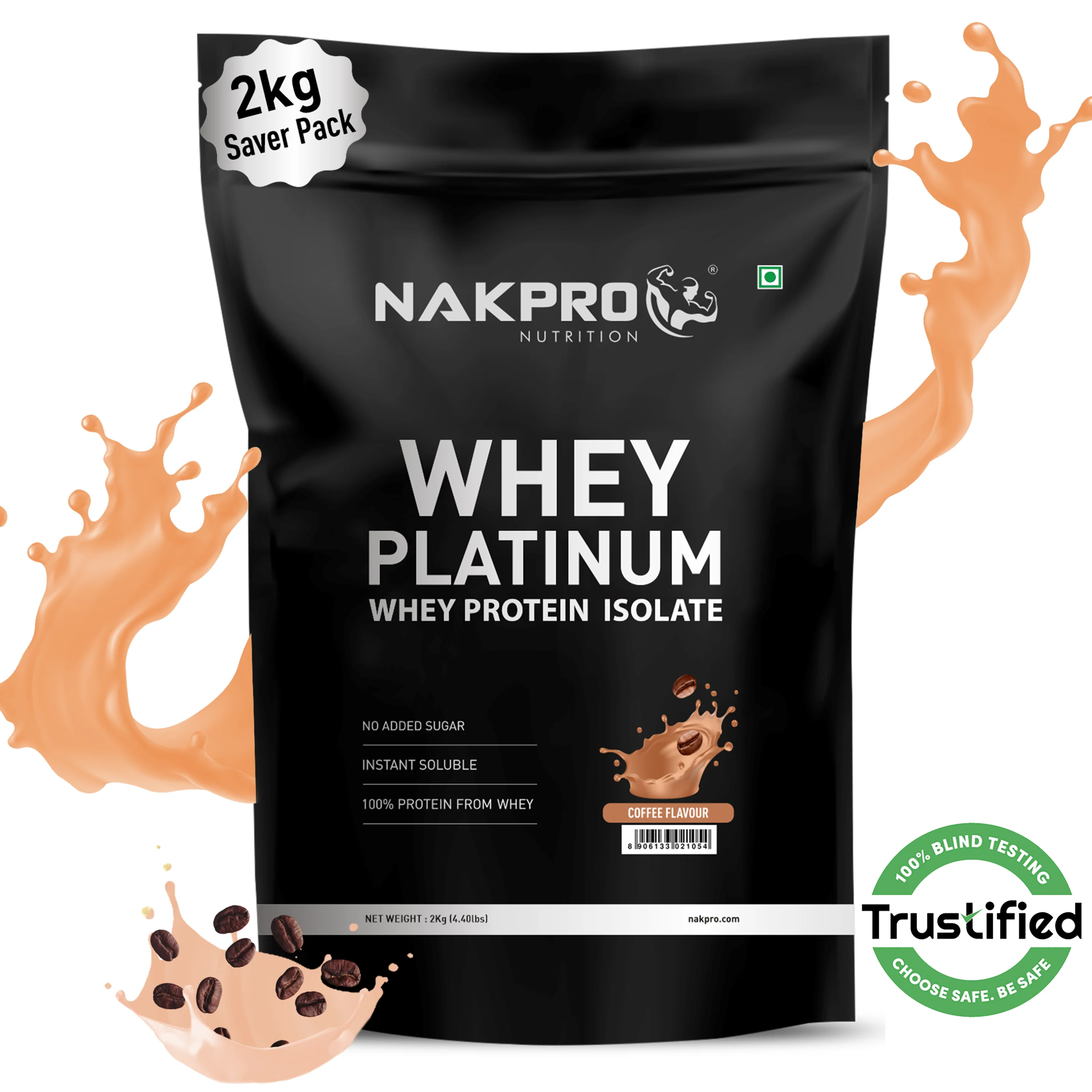 Nakpro Platinum Whey Protein Isolate | 82g Protein | Trustified Certified - Image 83