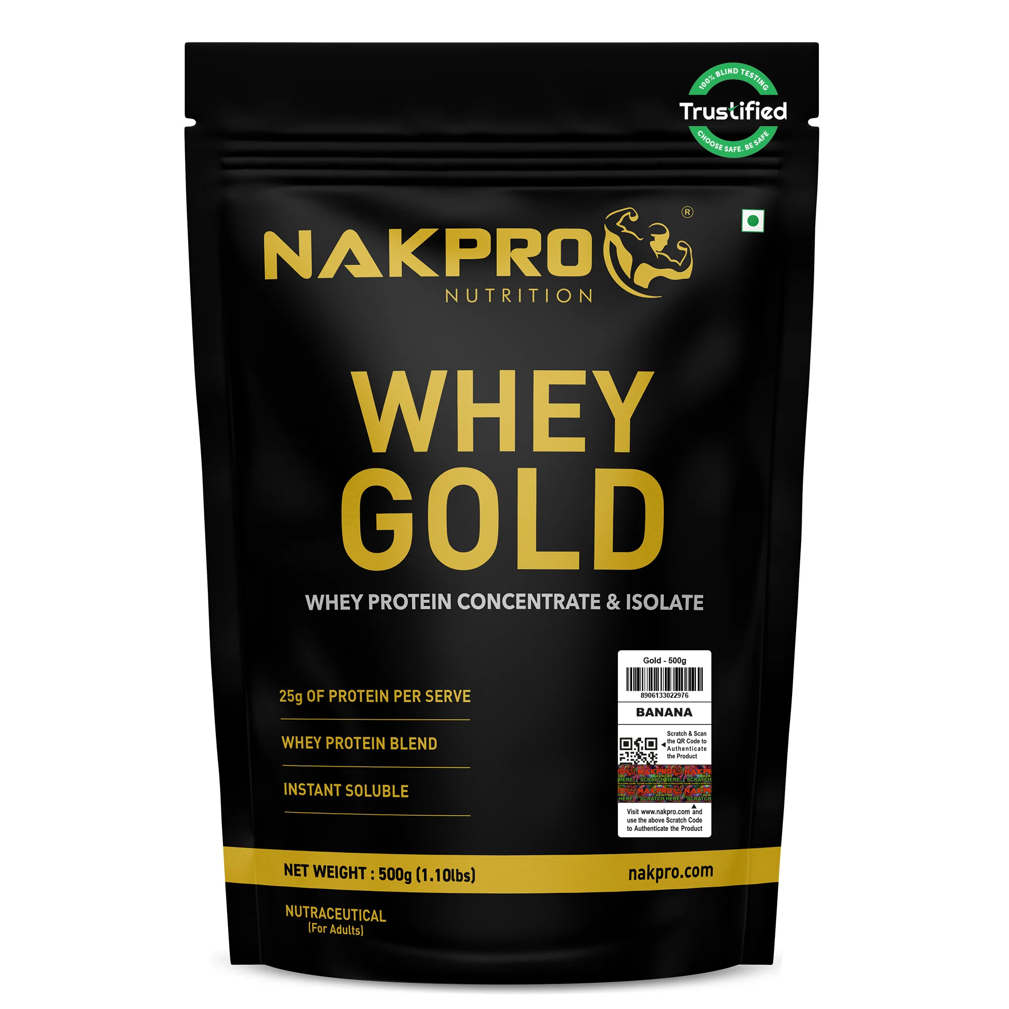 Nakpro Whey Gold Whey Protein Blend | 73g Protein | Whey Isolate & Concentrate Blend - Image 121