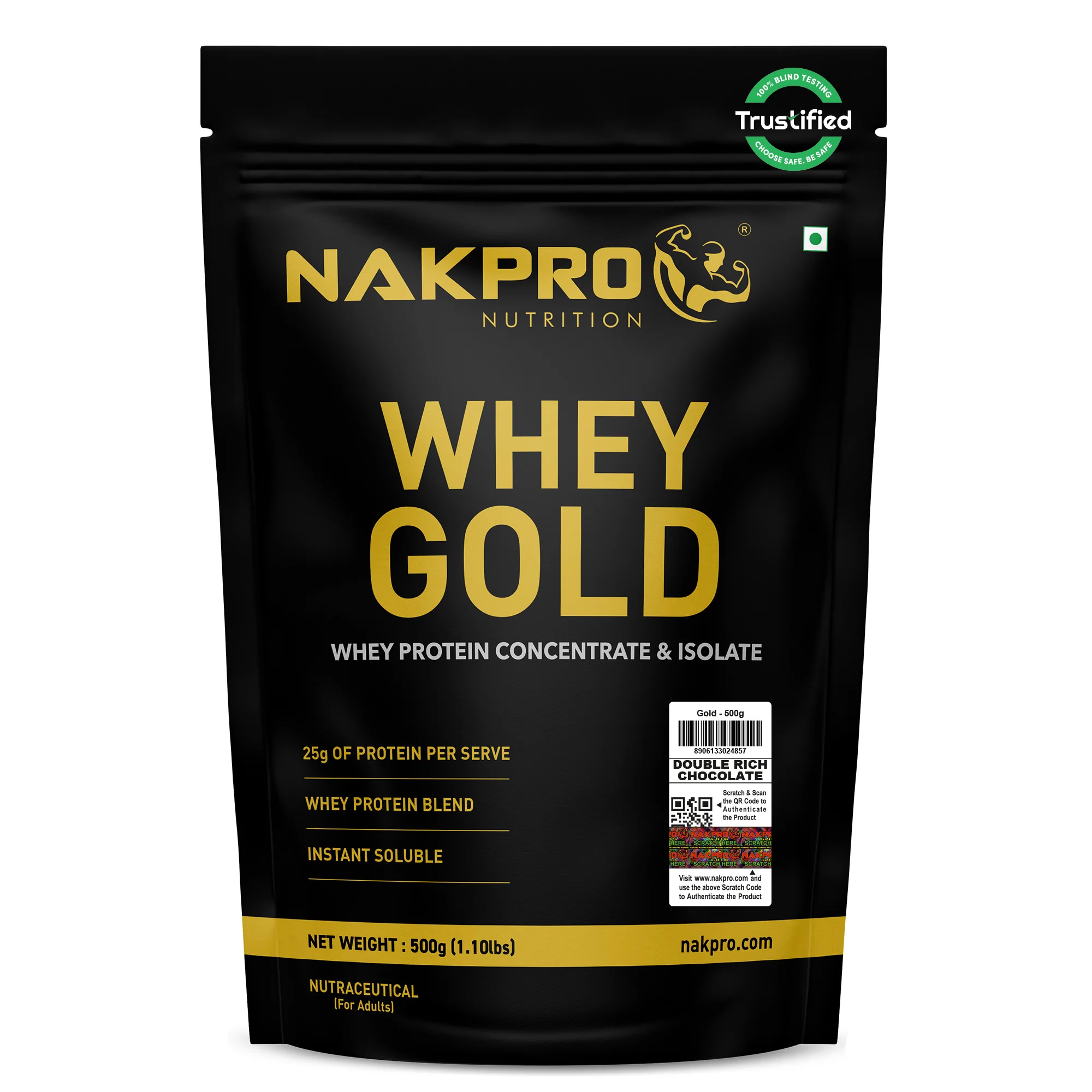 Nakpro Whey Gold Whey Protein Blend | 73g Protein | Whey Isolate & Concentrate Blend - Image 125