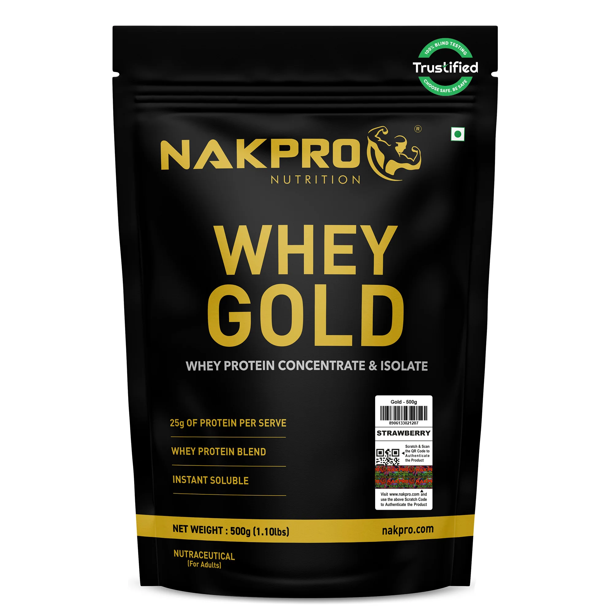 Nakpro Whey Gold Whey Protein Blend | 73g Protein | Whey Isolate & Concentrate Blend - Image 127