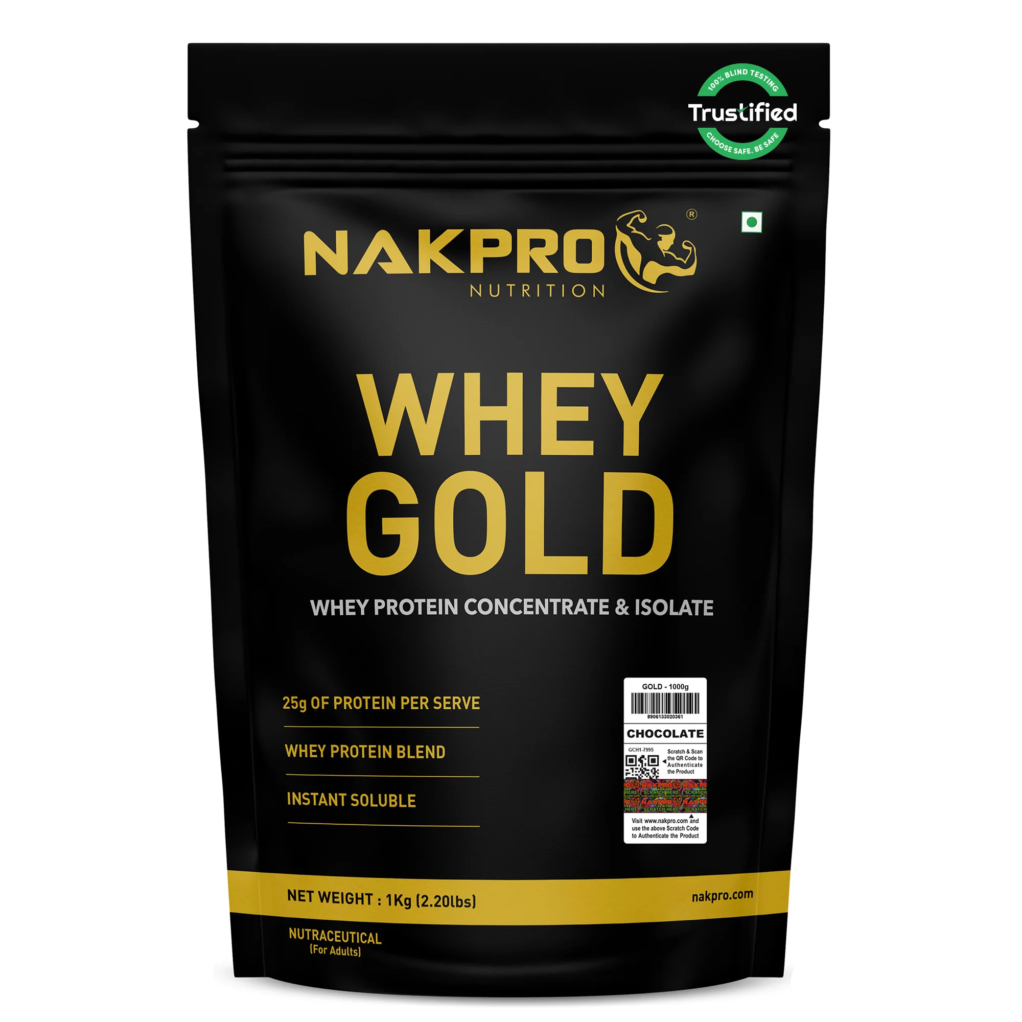 Nakpro Whey Gold Whey Protein Blend | 73g Protein | Whey Isolate & Concentrate Blend - Image 129
