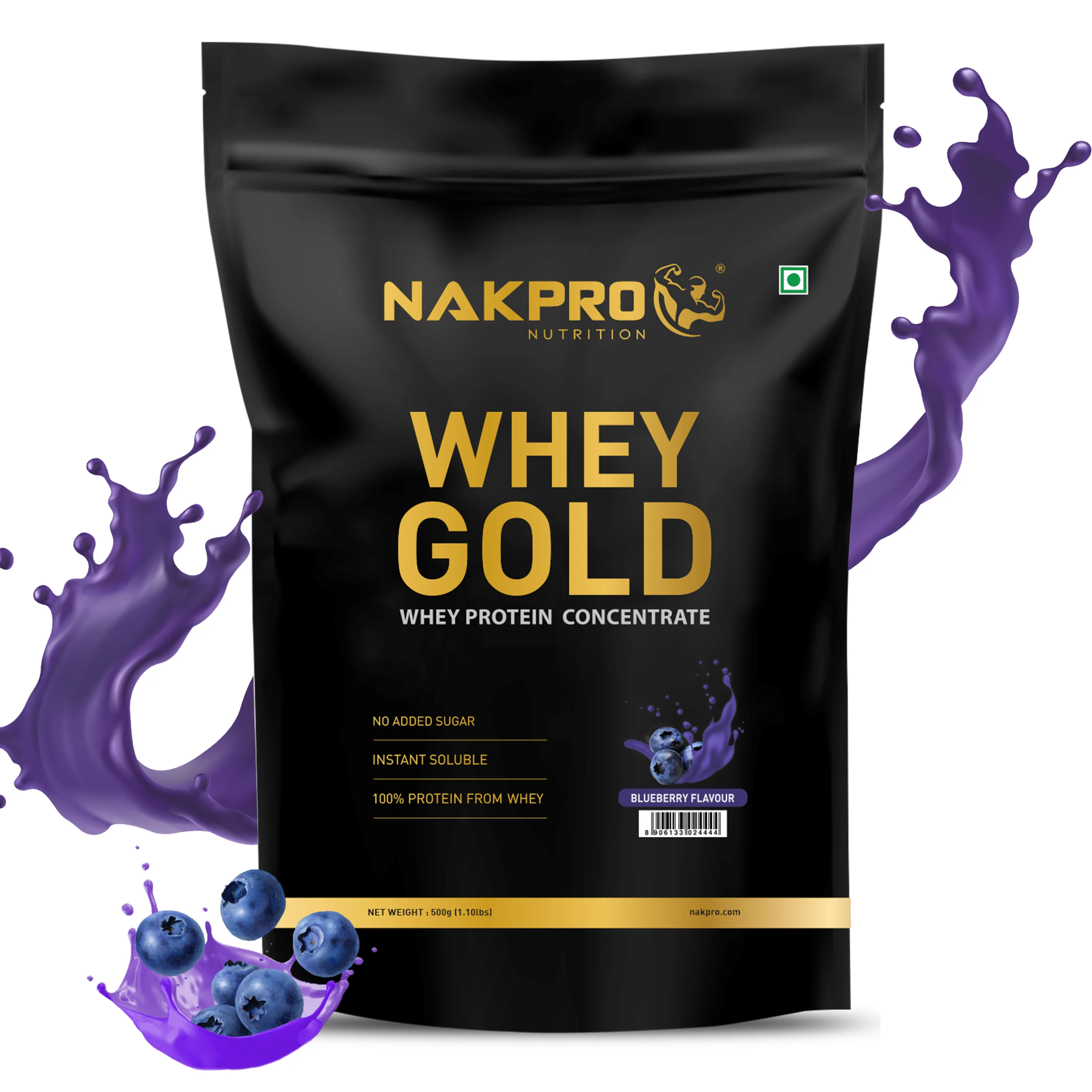 Nakpro Whey Gold Whey Protein Blend | 73g Protein | Whey Isolate & Concentrate Blend - Image 19
