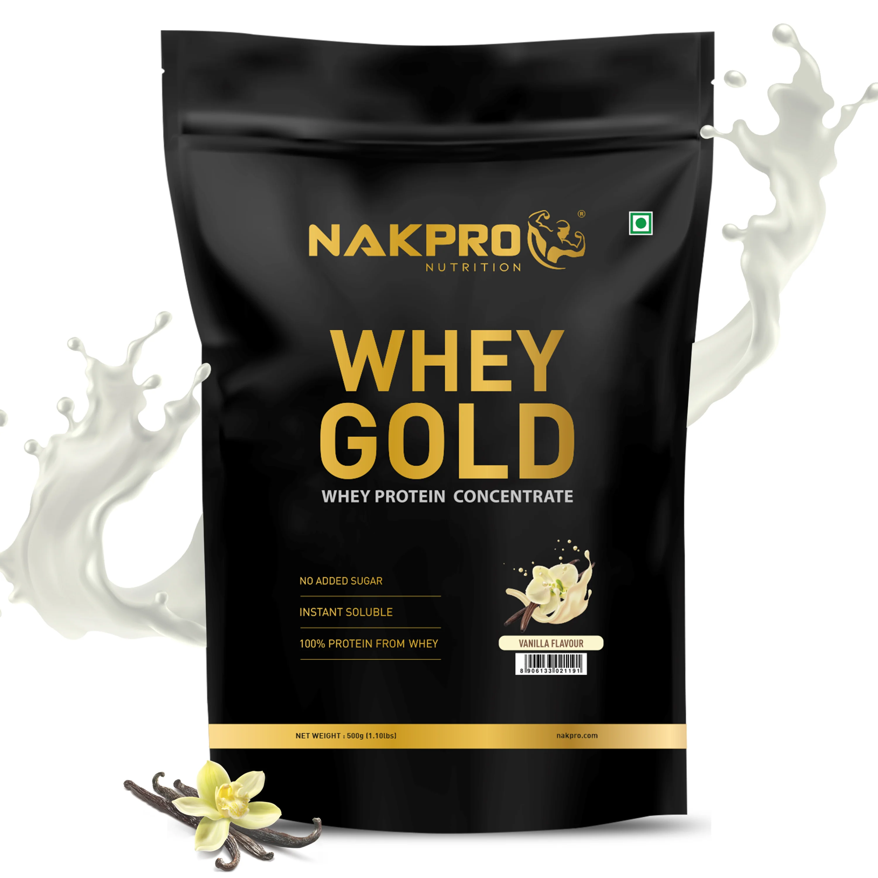 Nakpro Whey Gold Whey Protein Blend | 73g Protein | Whey Isolate & Concentrate Blend - Image 27