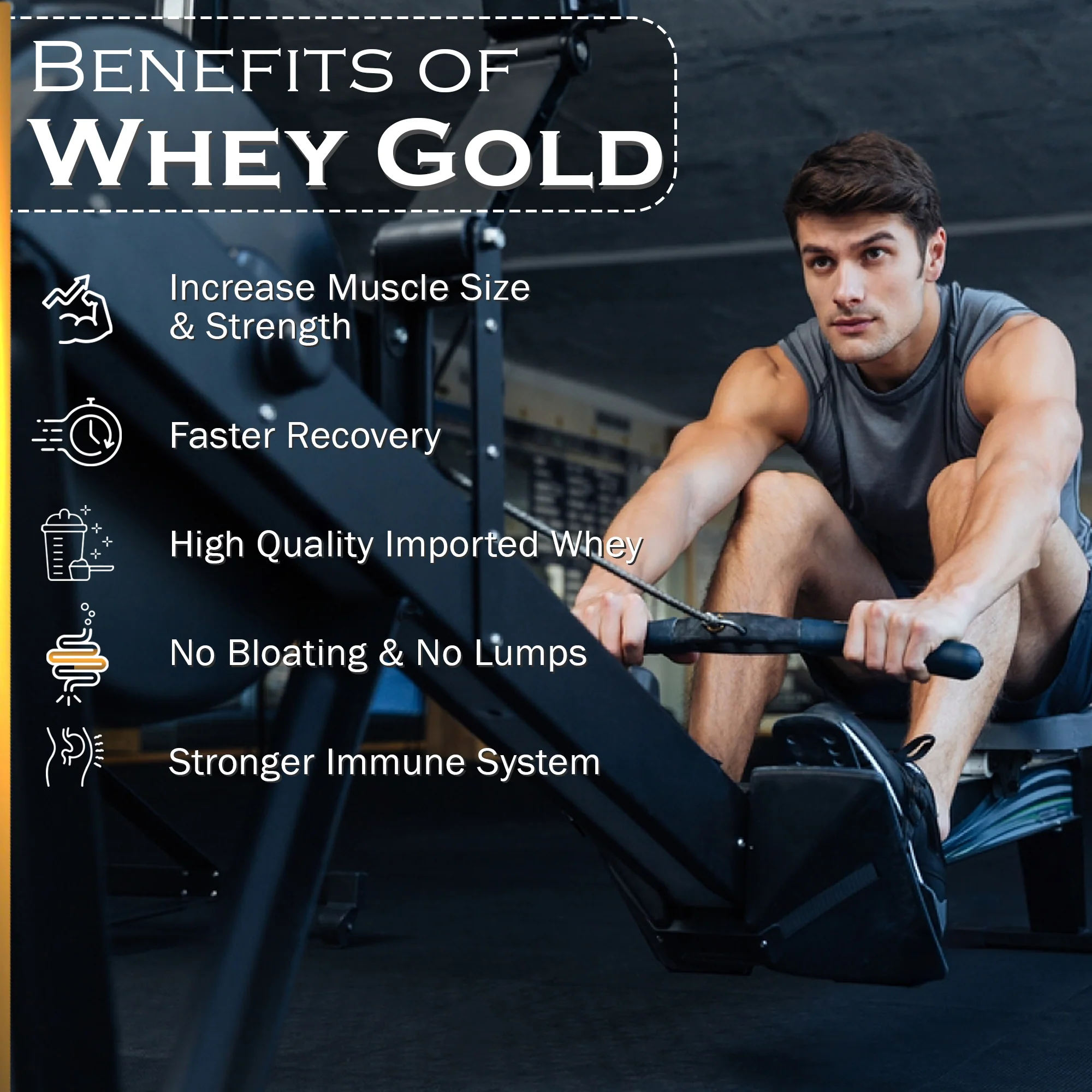 Nakpro Whey Gold Whey Protein Blend | 73g Protein | Whey Isolate & Concentrate Blend - Image 39