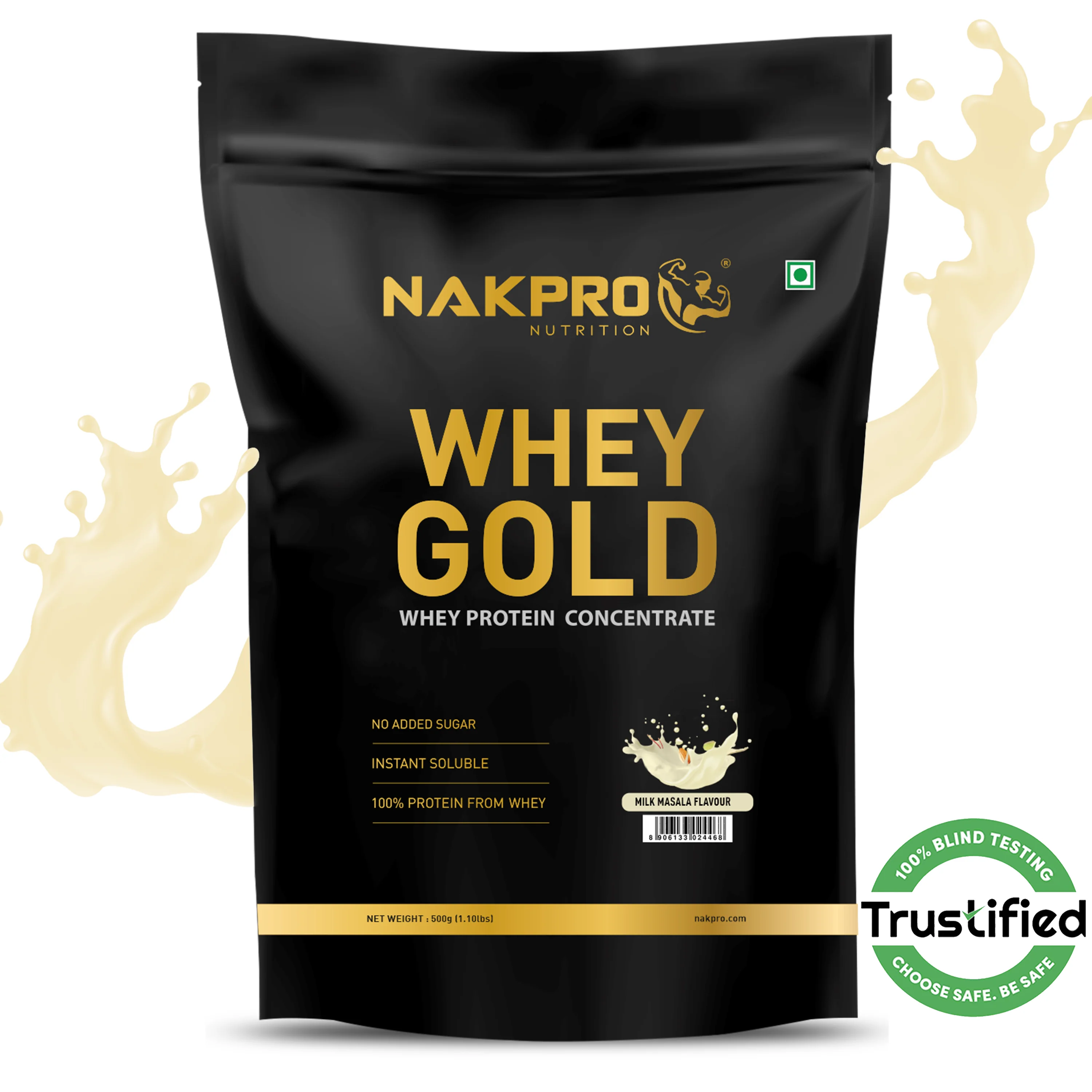 Nakpro Whey Gold Whey Protein Blend | 73g Protein | Whey Isolate & Concentrate Blend - Image 6