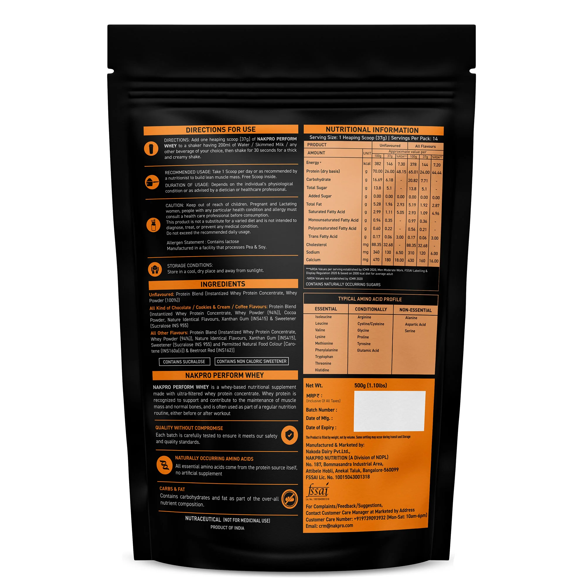 Nakpro Perform Whey Protein Concentrate | 65g Protein | Trustified Certified - Image 49