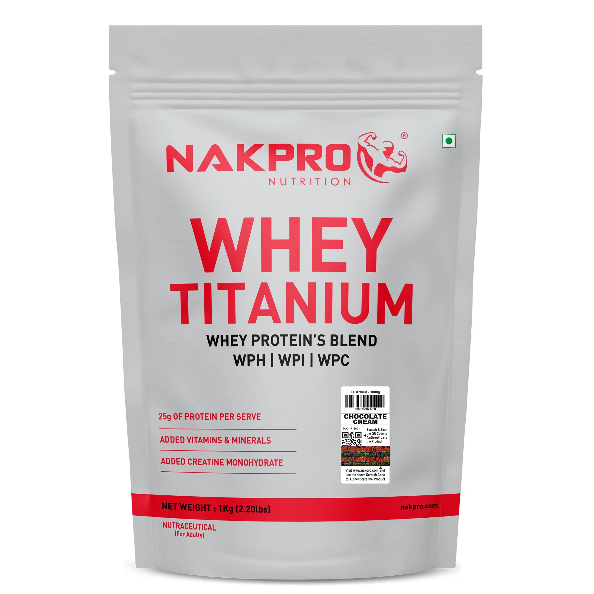 Nakpro Titanium Whey Protein Blend | 73g Protein |Whey Protein Blend of  WPH, WPI & WPC | Added Vitamins, Minerals & Creatine - Image 25
