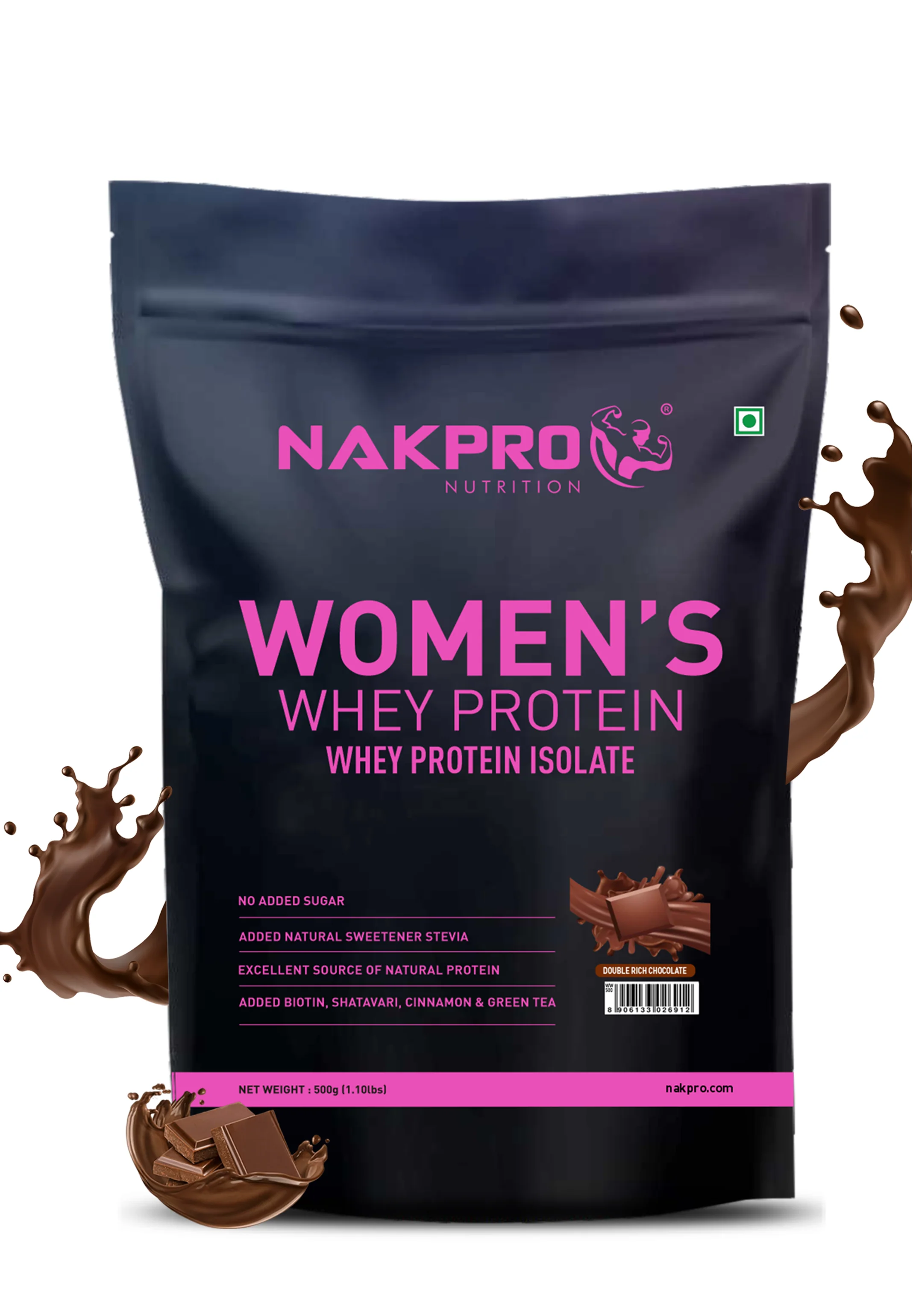 Nakpro Women’s Whey Protein Isolate | 75g Protein | With Biotin & Herbal Extracts - Image 11