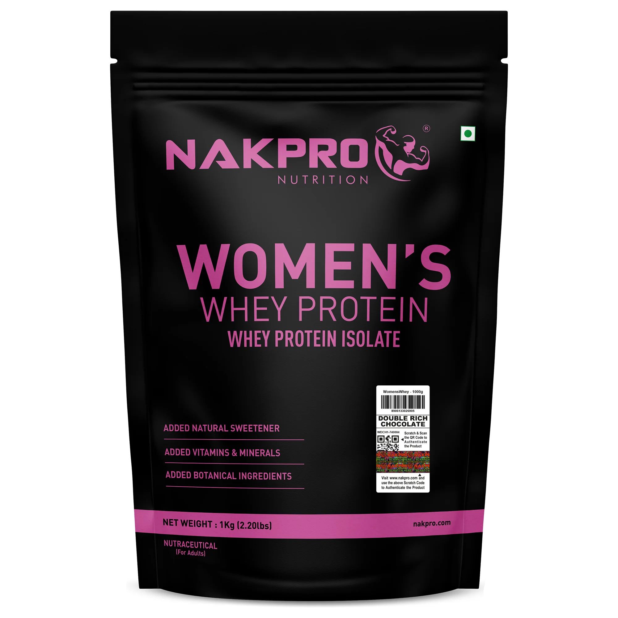 Nakpro Women’s Whey Protein Isolate | 75g Protein | With Biotin & Herbal Extracts - Image 34