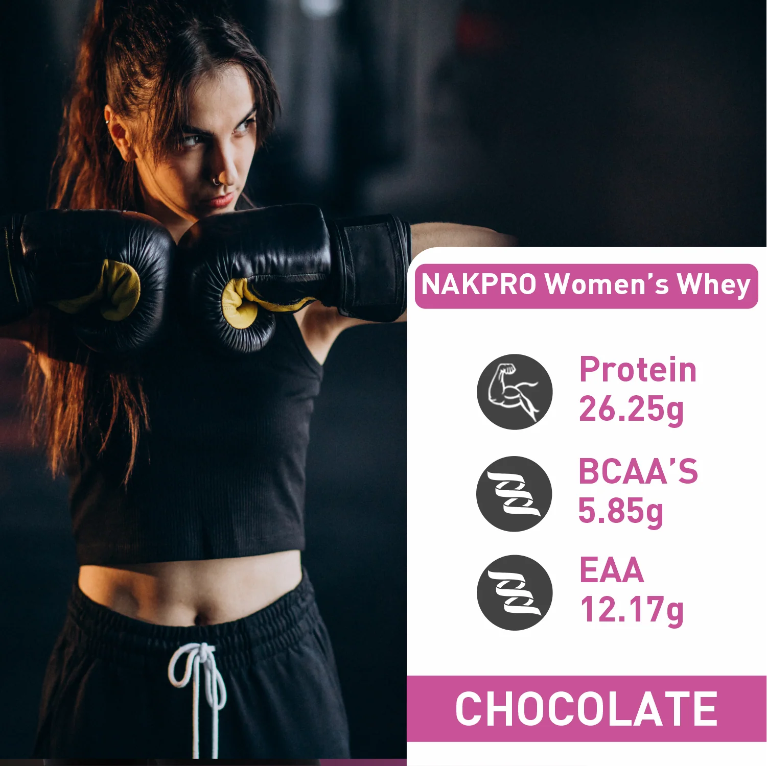 Nakpro Women’s Whey Protein Isolate | 75g Protein | With Biotin & Herbal Extracts - Image 5