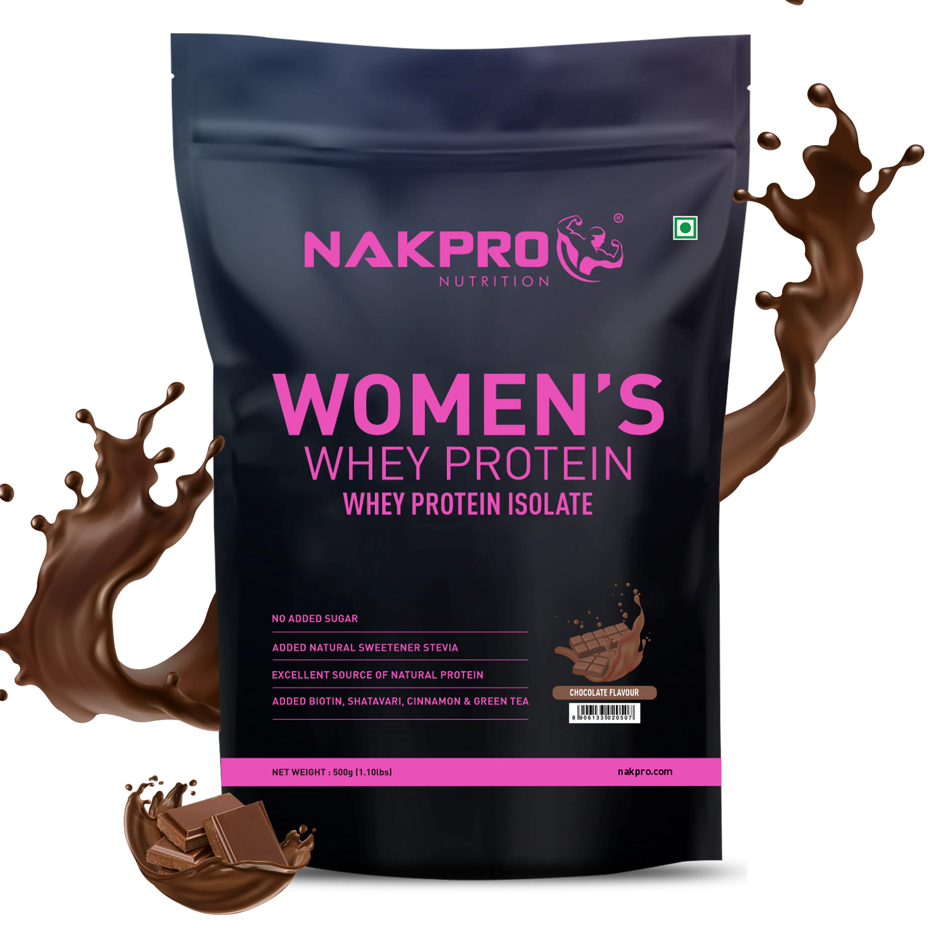 Nakpro Women’s Whey Protein Isolate | 75g Protein | With Biotin & Herbal Extracts - Image 8