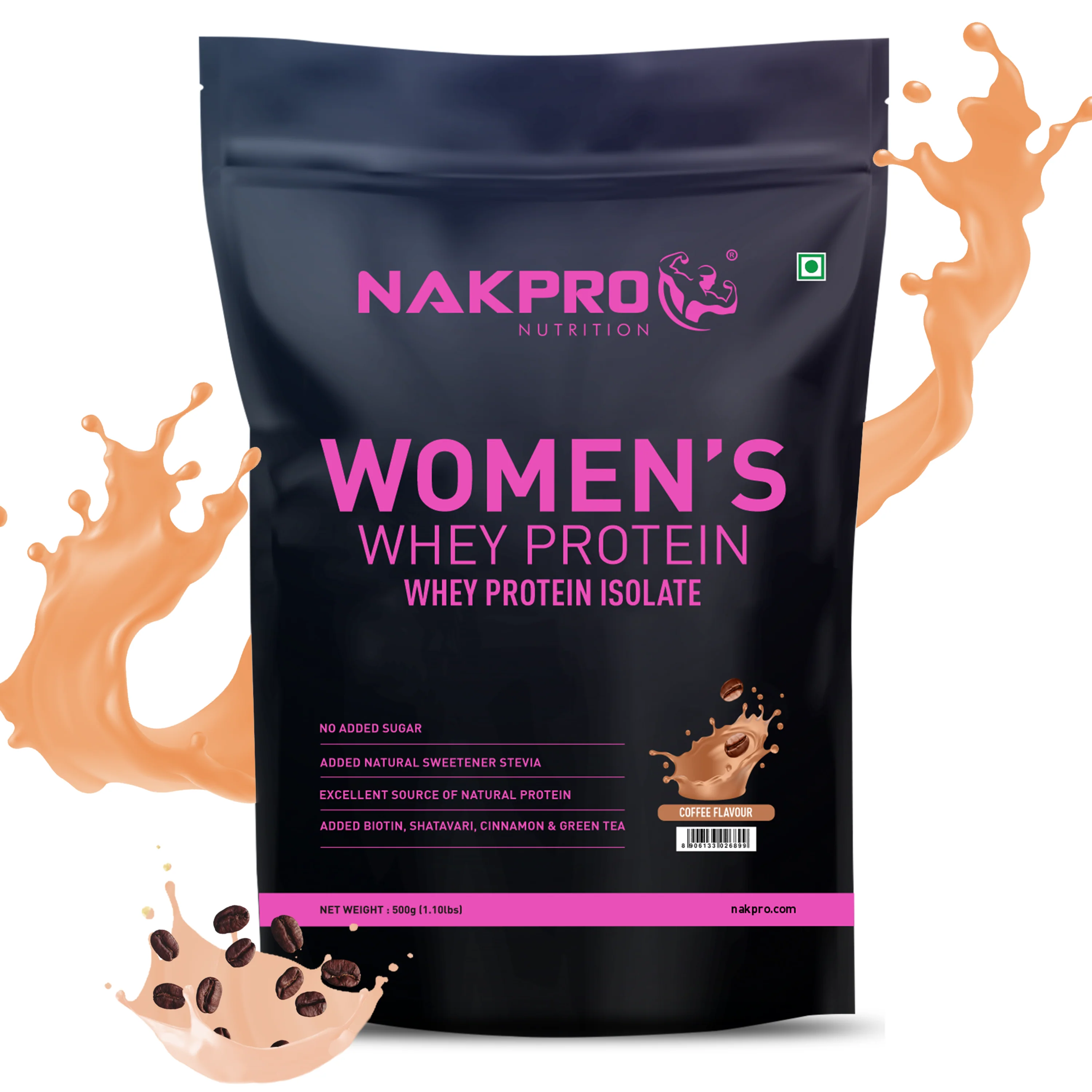 Nakpro Women’s Whey Protein Isolate | 75g Protein | With Biotin & Herbal Extracts - Image 9