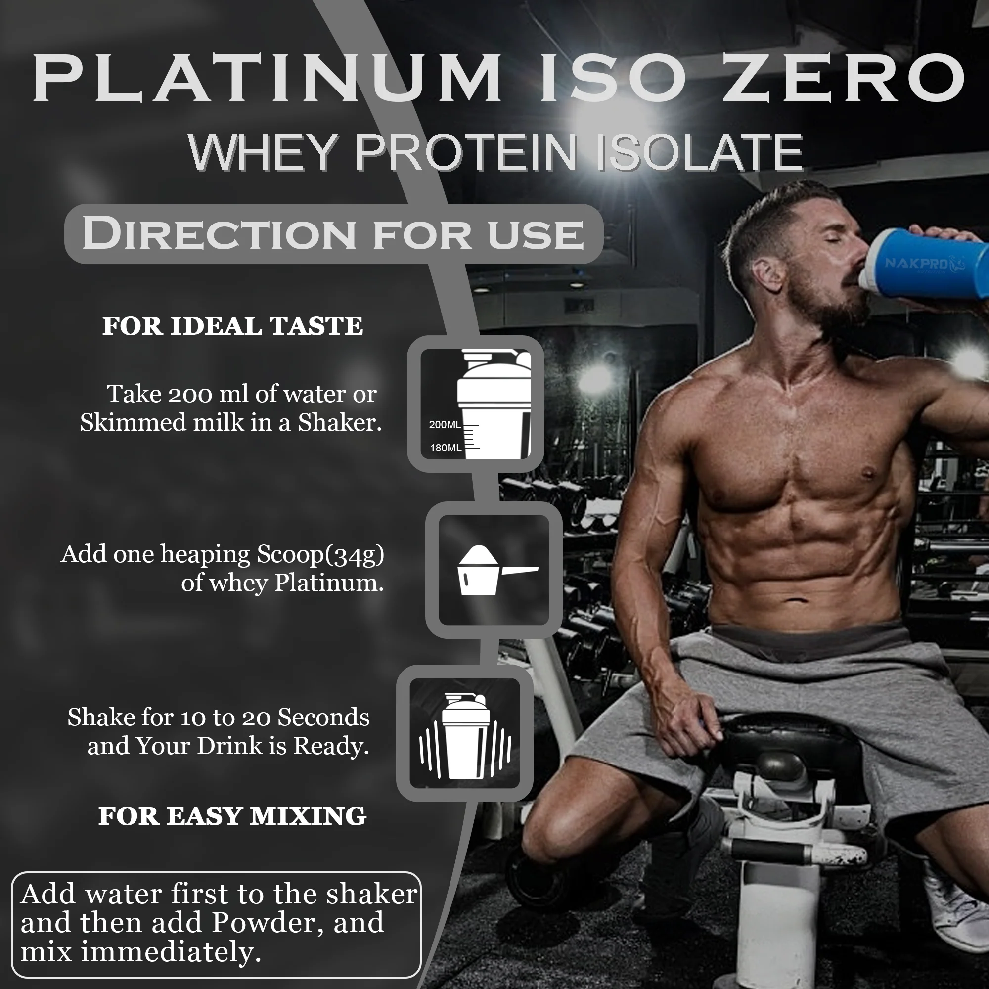 Nakpro Platinum ISO Zero Whey Protein Isolate | 89g Protein - Image 16