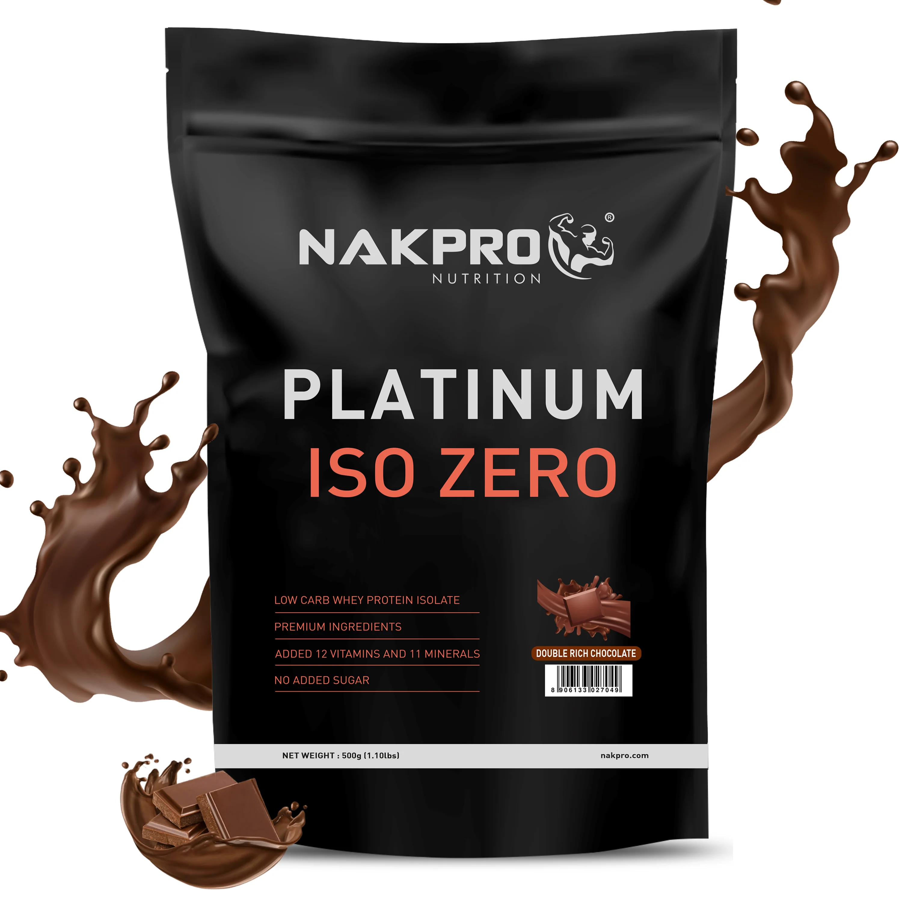 Nakpro Platinum ISO Zero Whey Protein Isolate | 89g Protein - Image 24