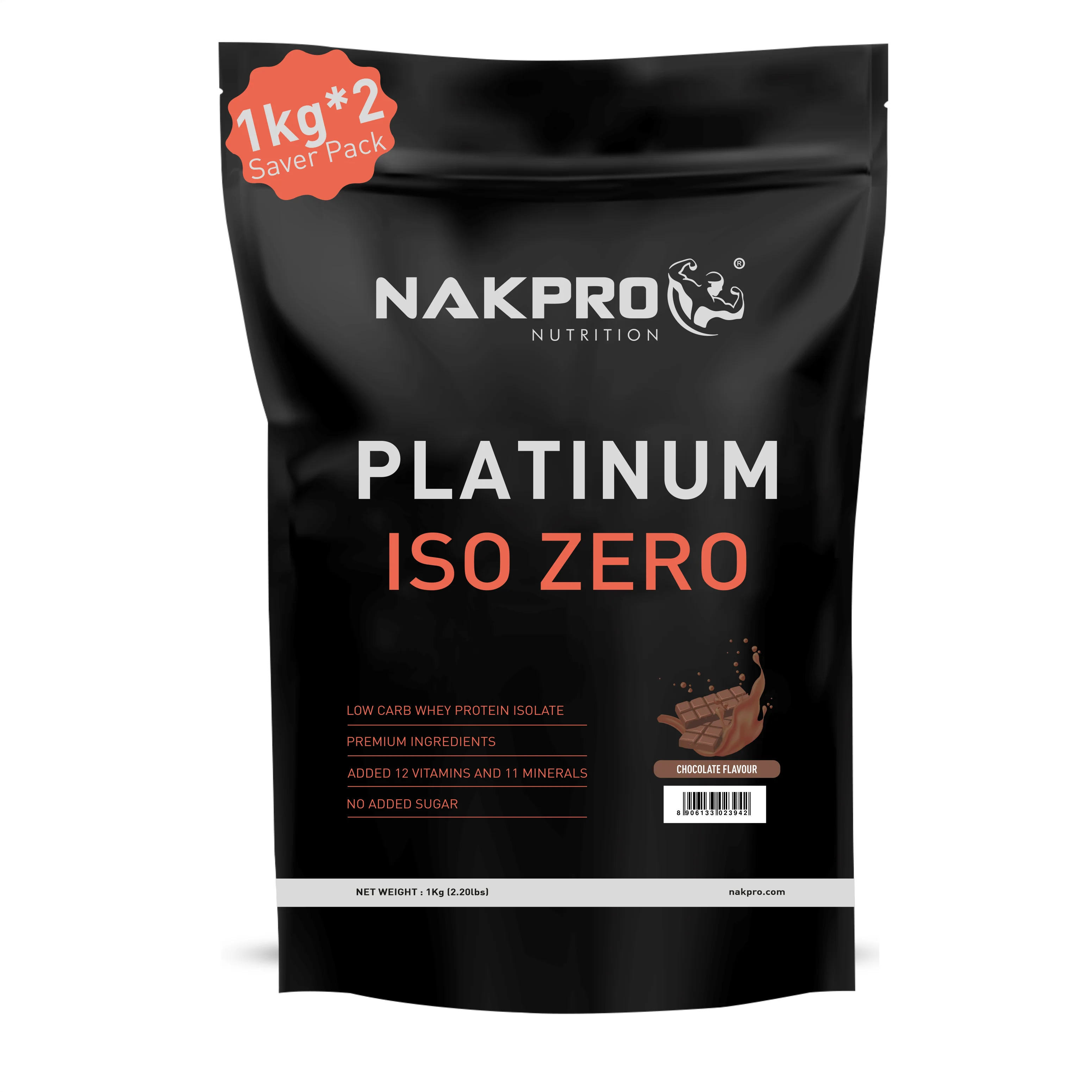 Nakpro Platinum ISO Zero Whey Protein Isolate | 89g Protein - Image 28