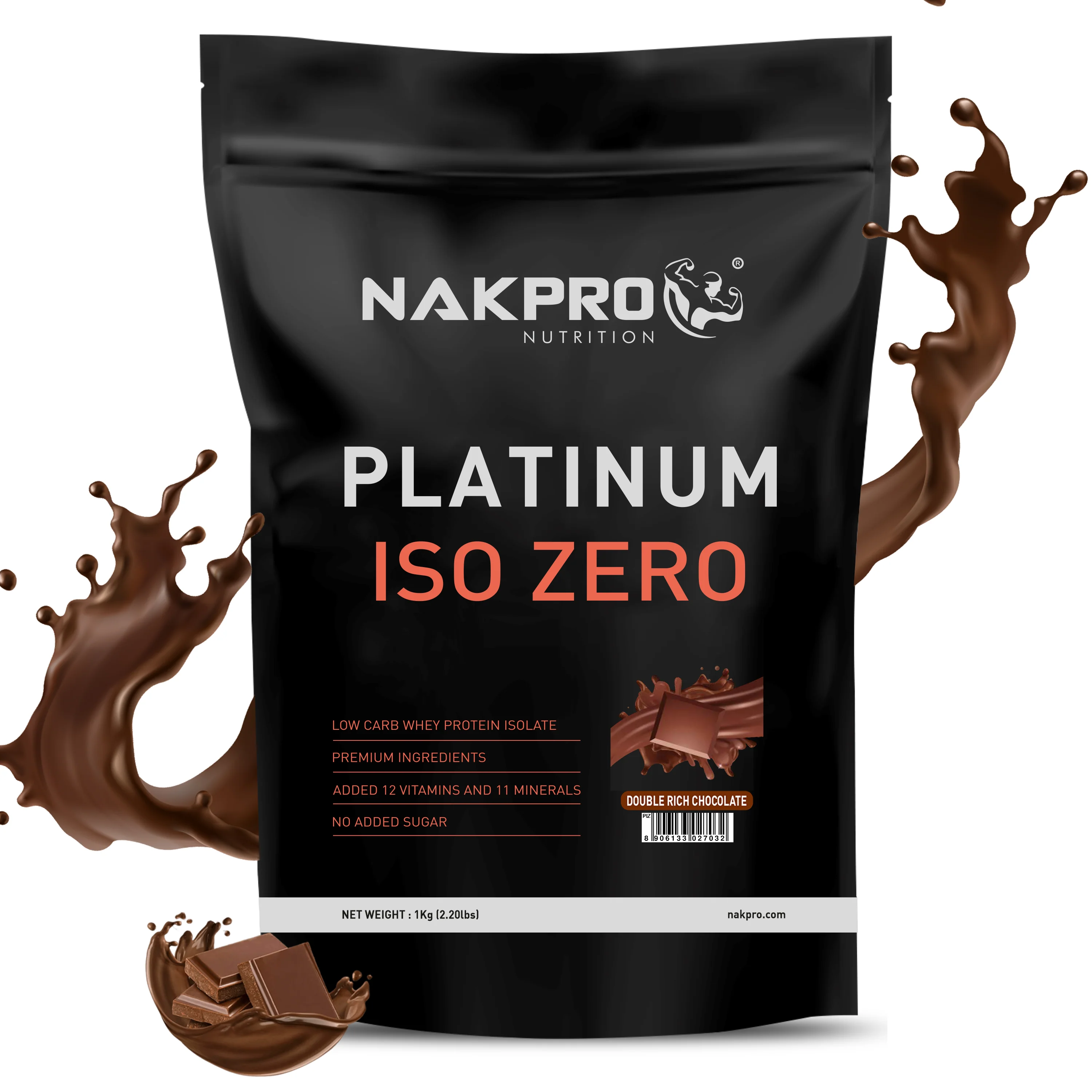Nakpro Platinum ISO Zero Whey Protein Isolate | 89g Protein - Image 3