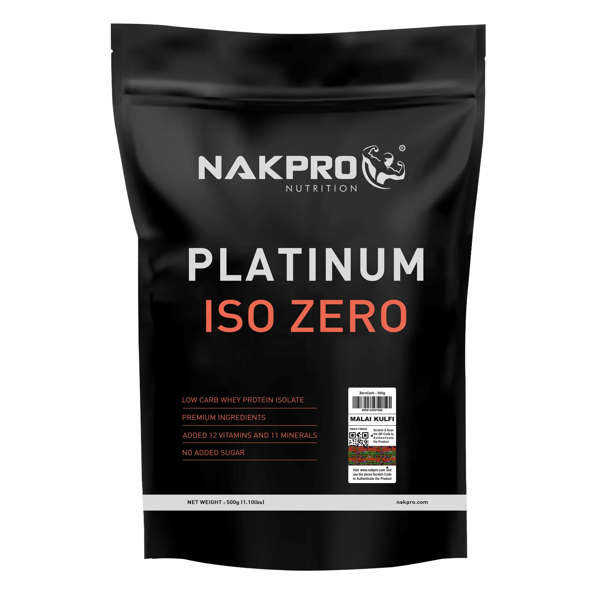 Nakpro Platinum ISO Zero Whey Protein Isolate | 89g Protein - Image 34