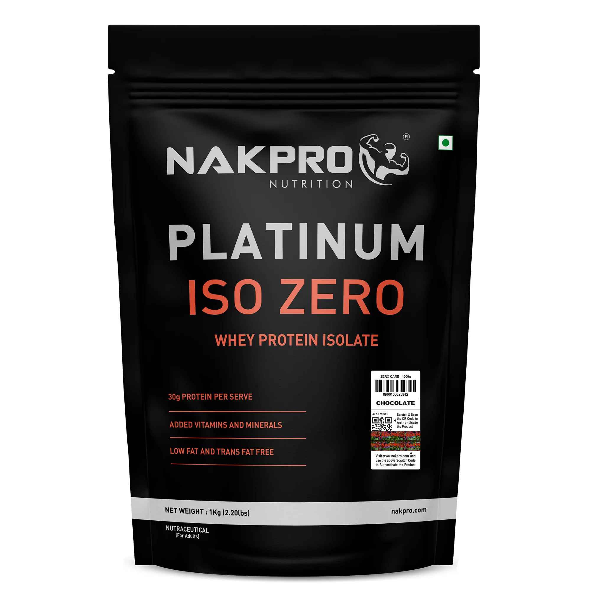 Nakpro Platinum ISO Zero Whey Protein Isolate | 89g Protein - Image 35