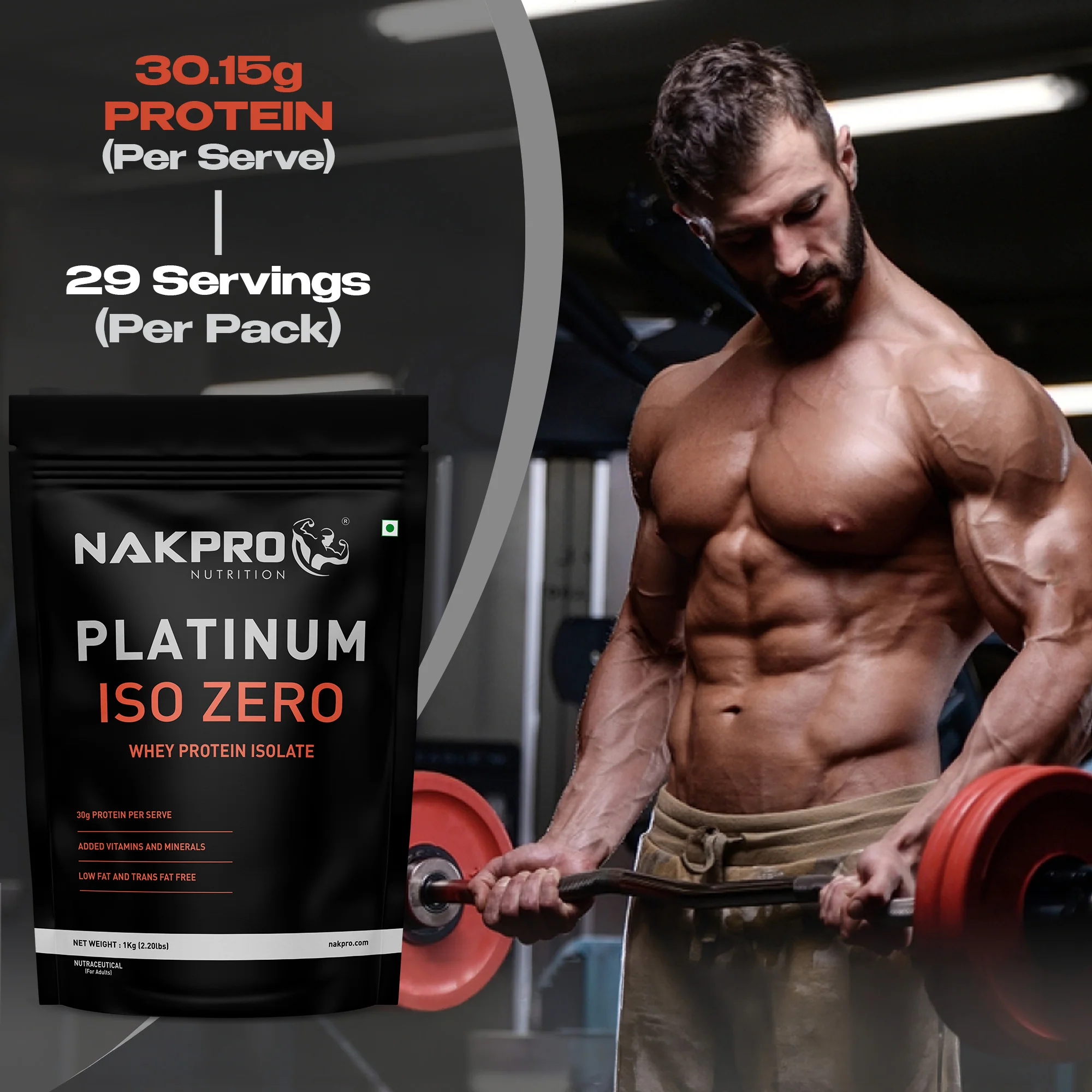 Nakpro Platinum ISO Zero Whey Protein Isolate | 89g Protein - Image 37